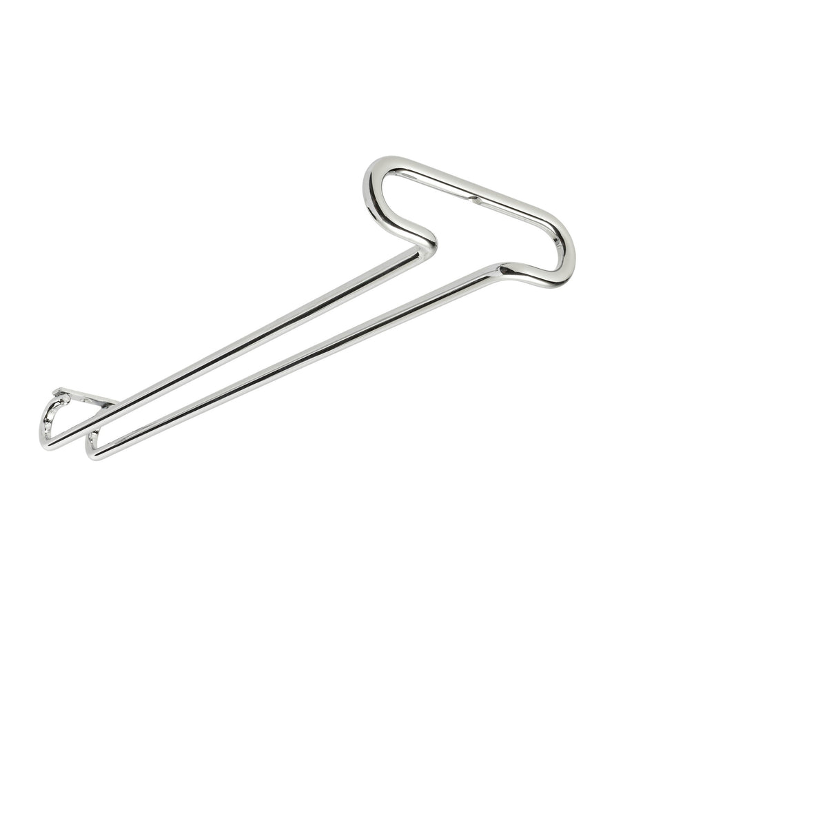 16" Chrome Under Cabinet Wine Glass Holder