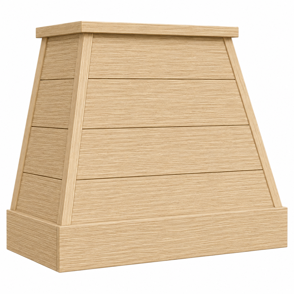 Omega National Modern Farmhouse Shiplap Tapered Wall Hood