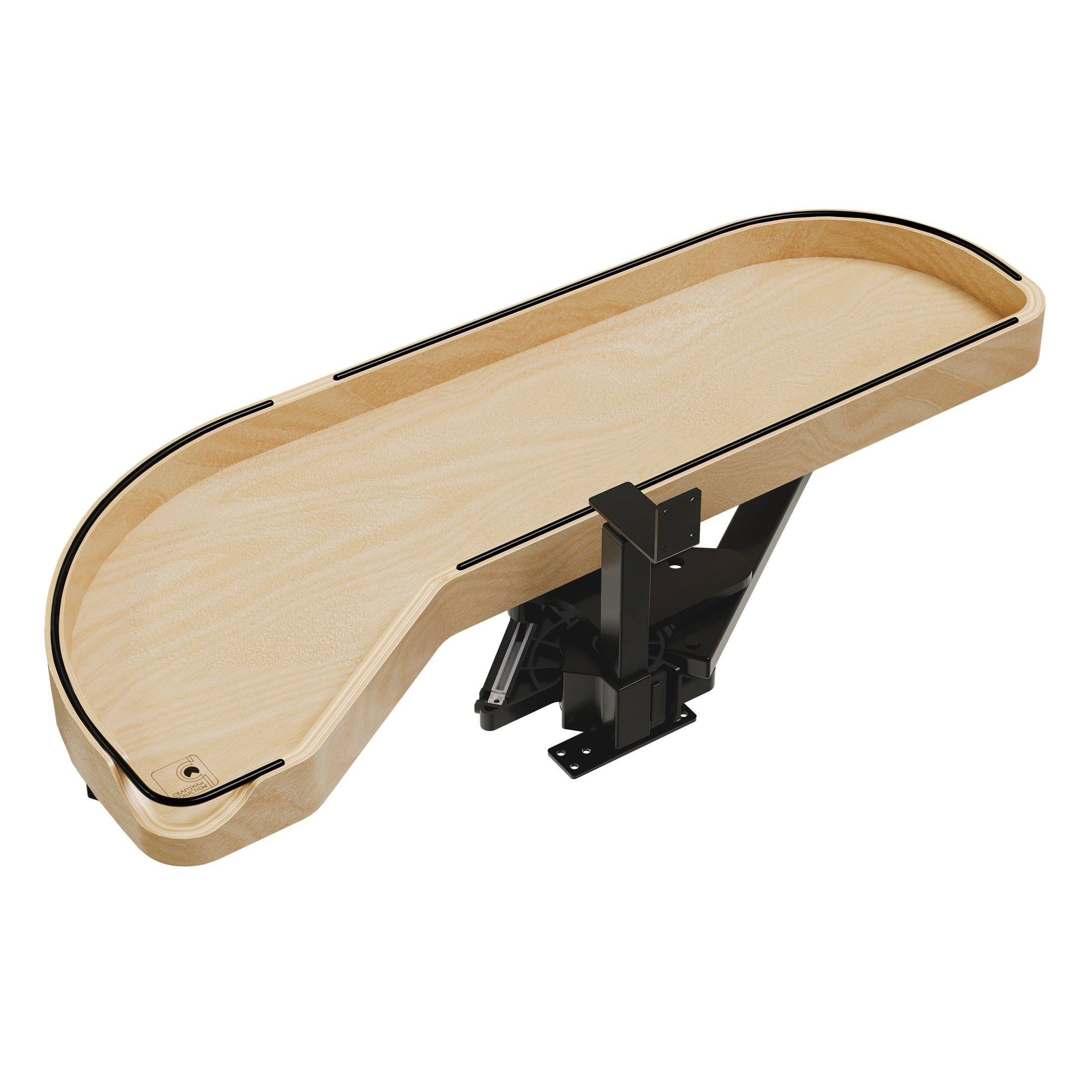 Craftsman Collection Solid Maple Single-Tier Girasolo w/ Soft-Close for 12" Left Opening/Blind Right Corner Cabinets