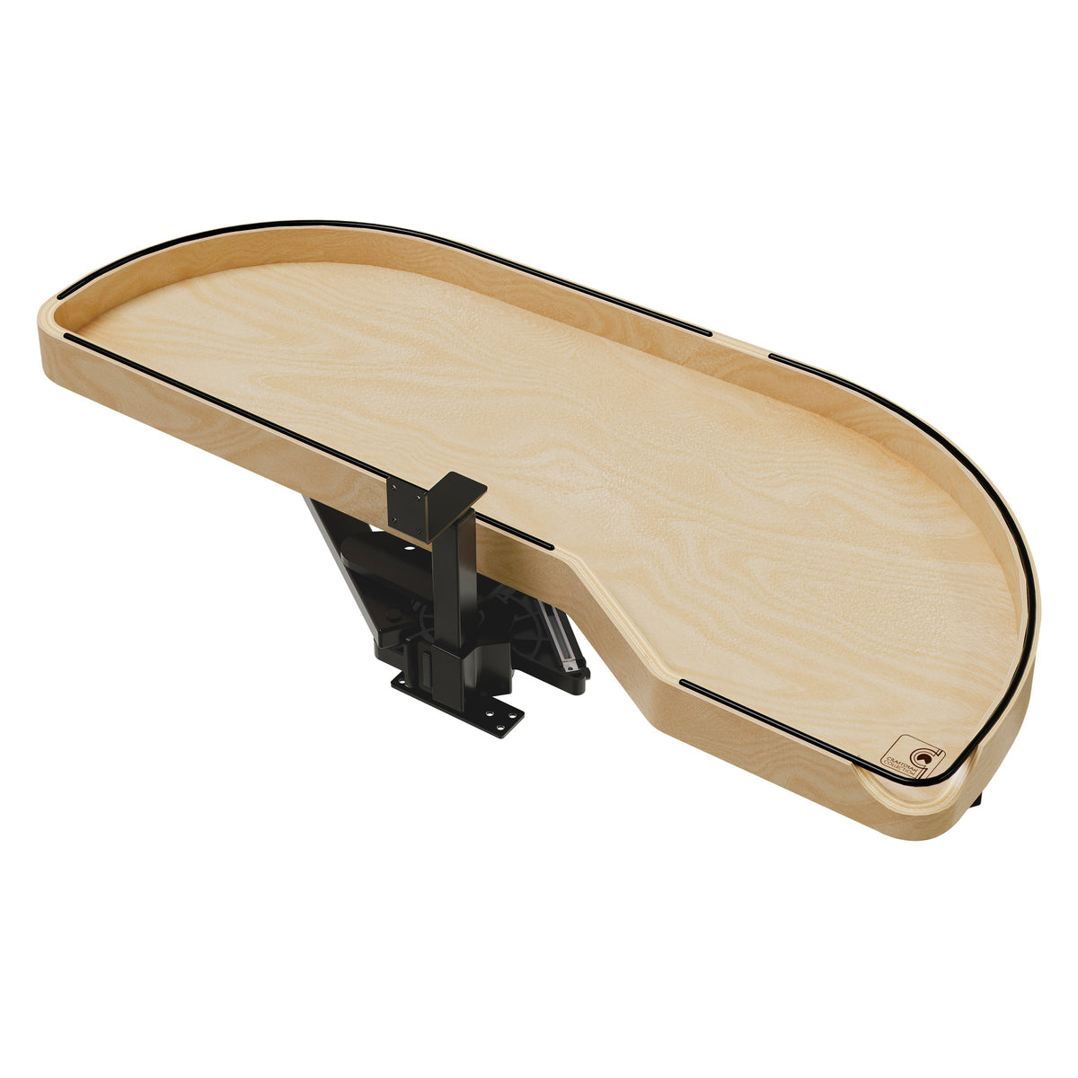 Craftsman Collection Solid Maple Single-Tier Girasolo w/ Soft-Close for 15" Right Opening/Blind Left Corner Cabinets