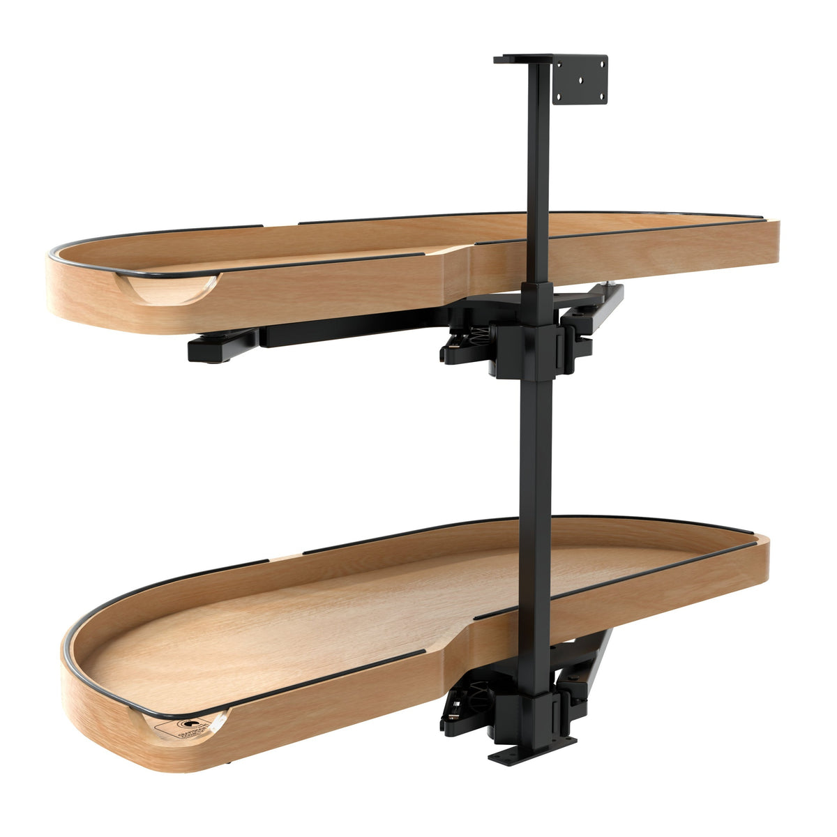 Craftsman Collection Solid Maple Two-Tier Girasolo w/ Soft-Close for 18" Left Opening/Blind Right Corner Cabinets