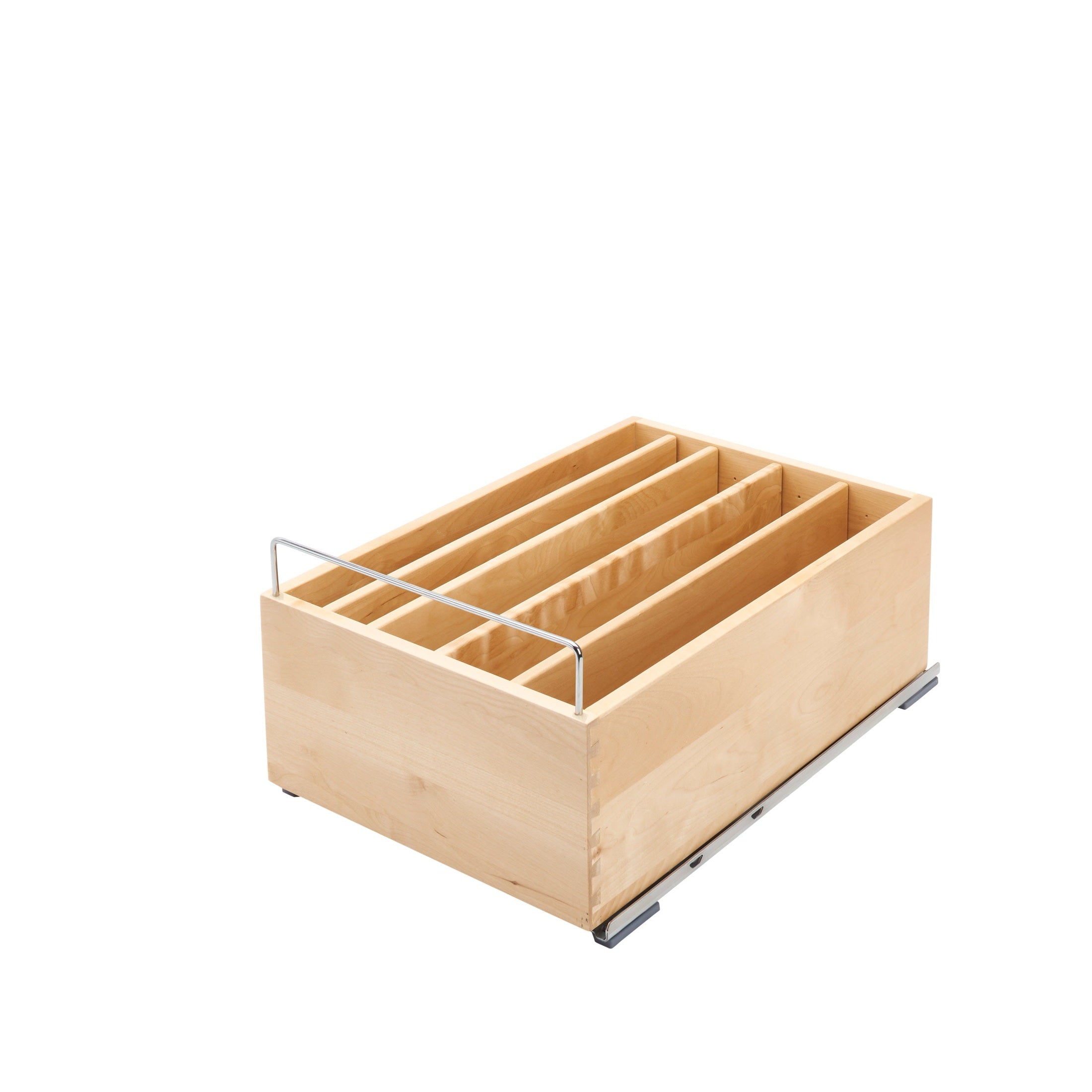 18" Wood Base Cabinet Deep Casserole Dish Organizer w/ BLUM Soft-Close Slides