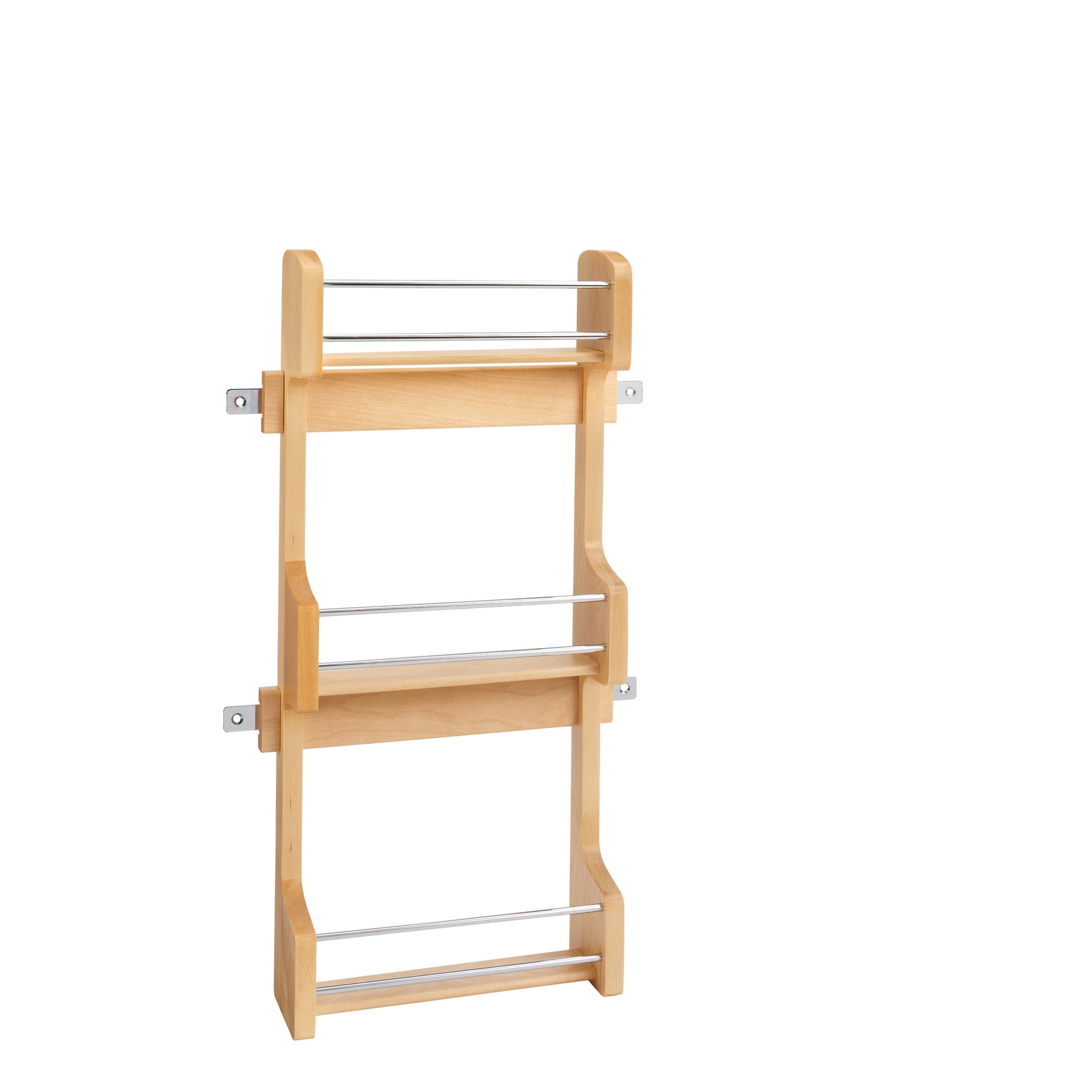 Wood Wall Cabinet Spice Rack Organizer