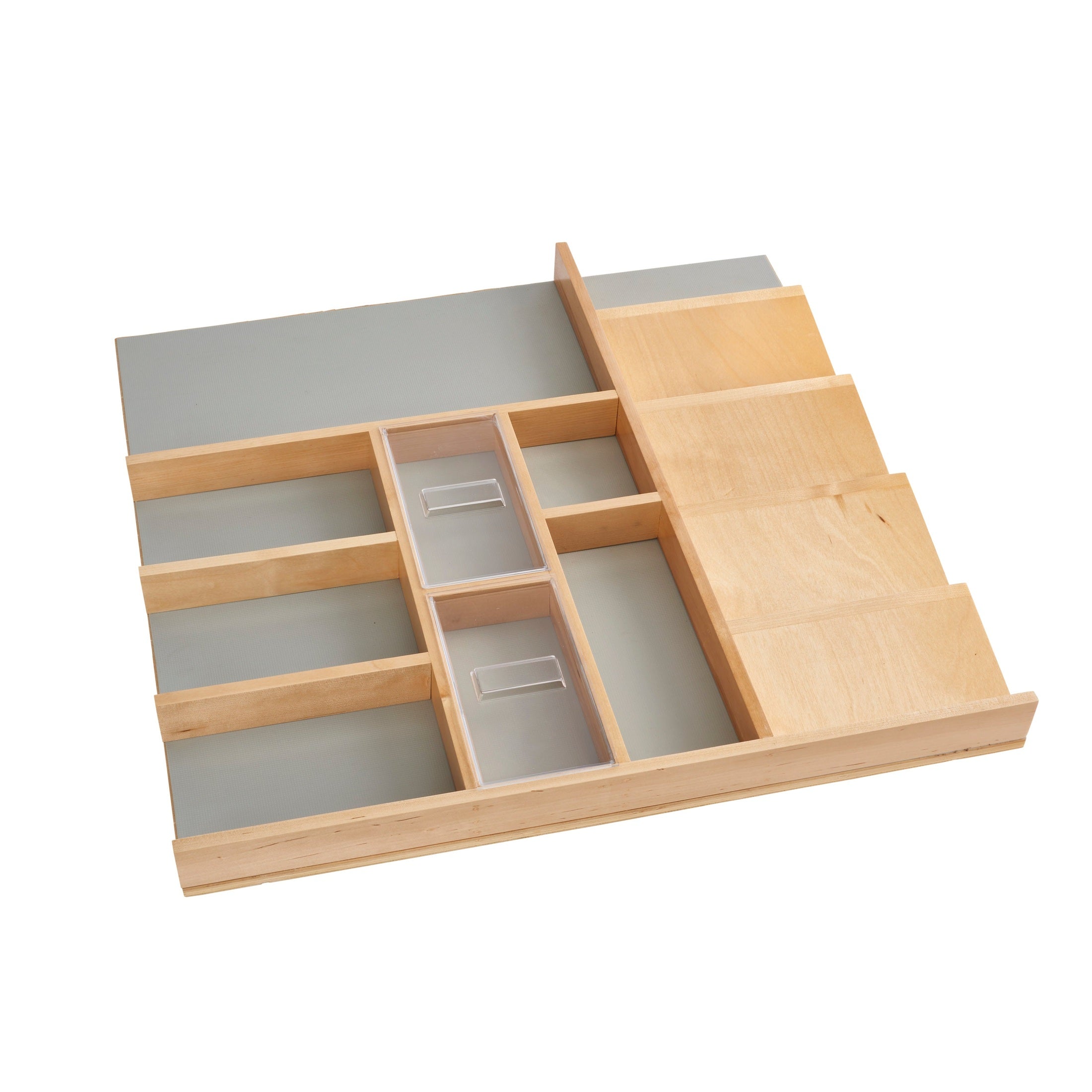 REV-A-SHELF 4VCOS-22-1 Natural Maple Trim-to-Fit Vanity Drawer Organizer