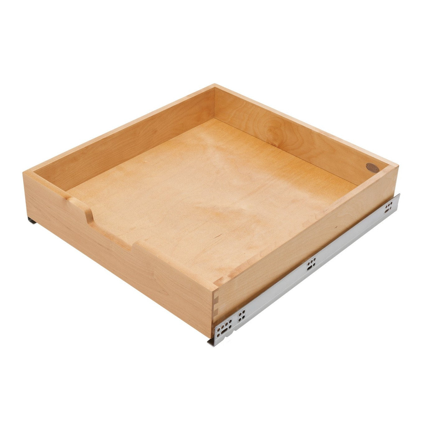 Standard Wood Pilaster Accessory Drawer w/ BLUM Soft-Close for 24" Base Cabinets