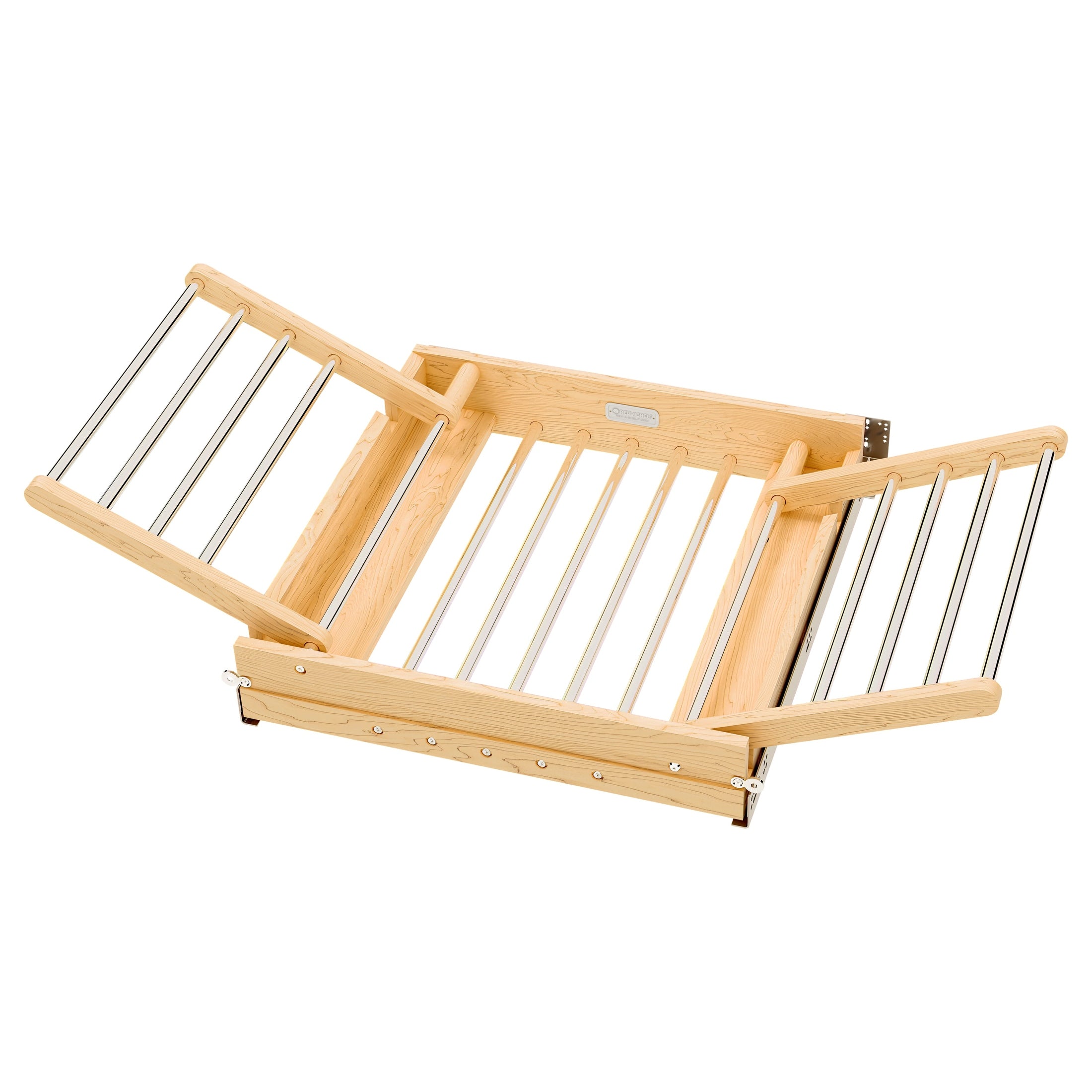 REV-A-SHELF 4WDR-24HSC-1 24” Wood Drying Rack Drawer w/ BLUM Soft-Close Slides