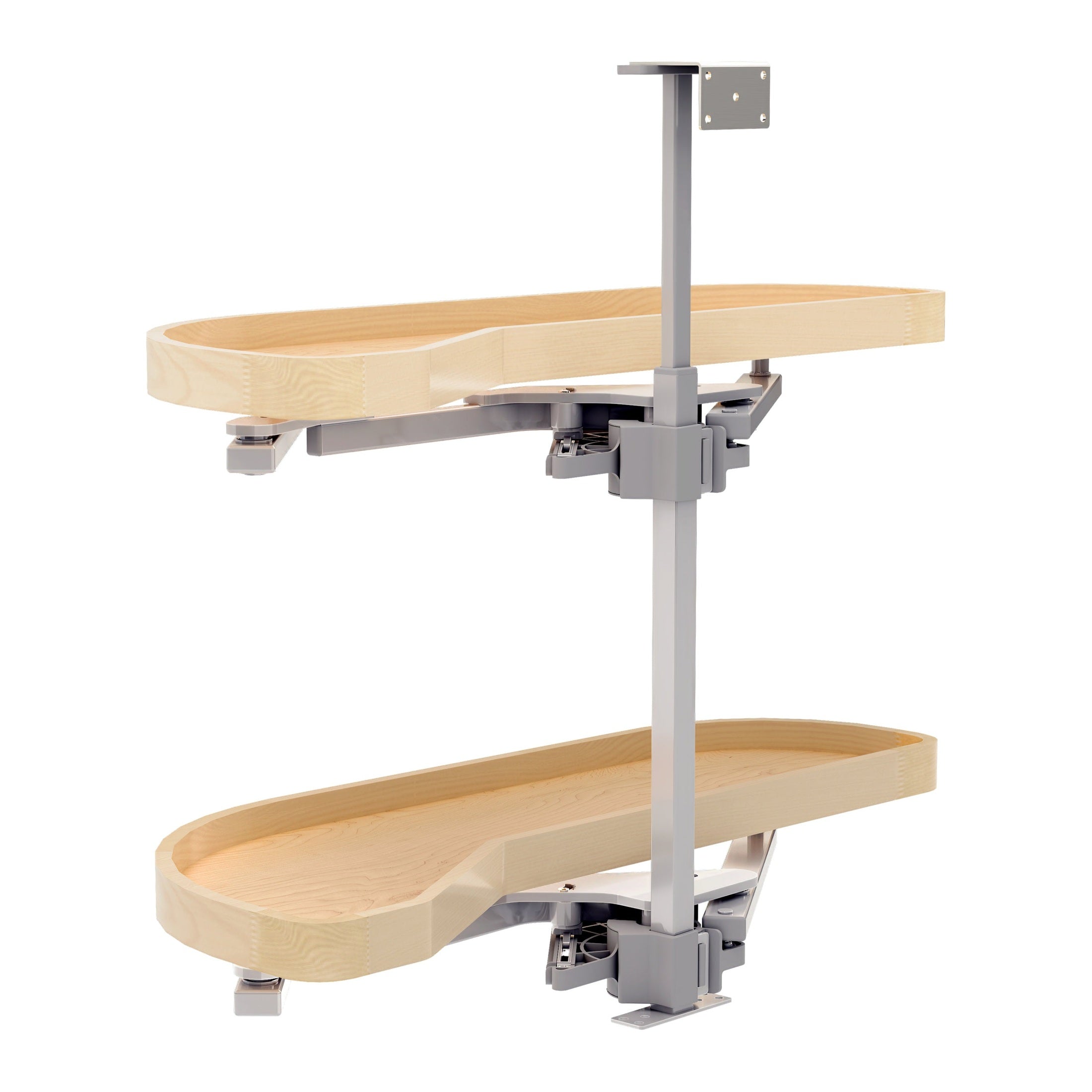 Maple Two-Tier Classic Girasolo w/ Soft-Close for 12" Left Opening/Blind Right Corner Cabinets