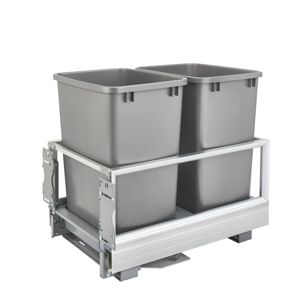 Aluminum Pullout Waste Container with Soft Open/Close