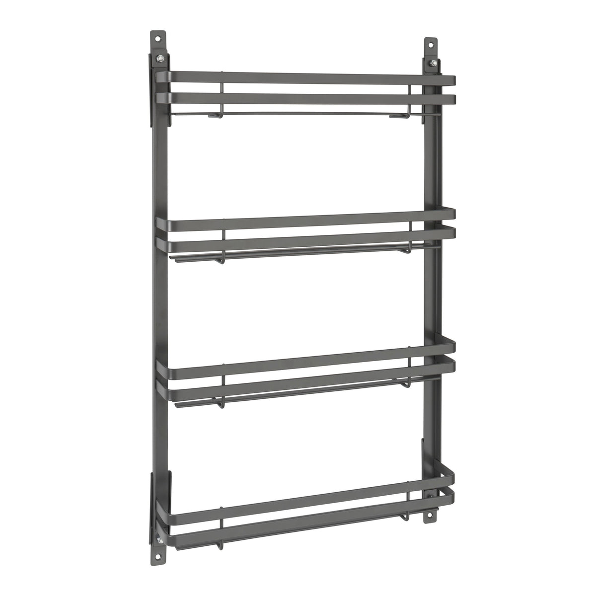 Steel Wall/Door Mount Spice Rack Organizer