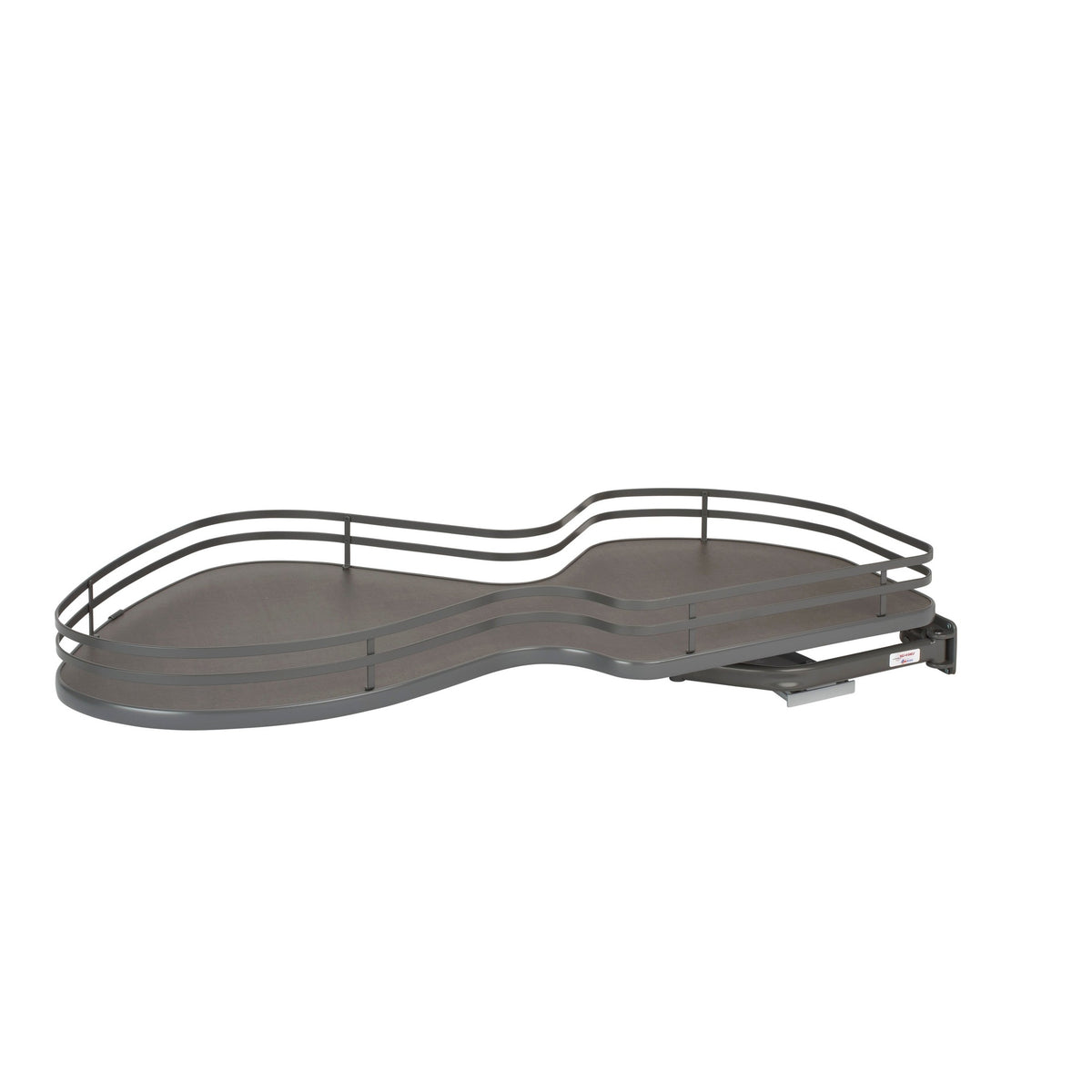 Orion Gray Solid Bottom Flat Wire Single-Tier "Cloud" Optimizer for 21" Right Opening/Blind Left Corner Cabinets