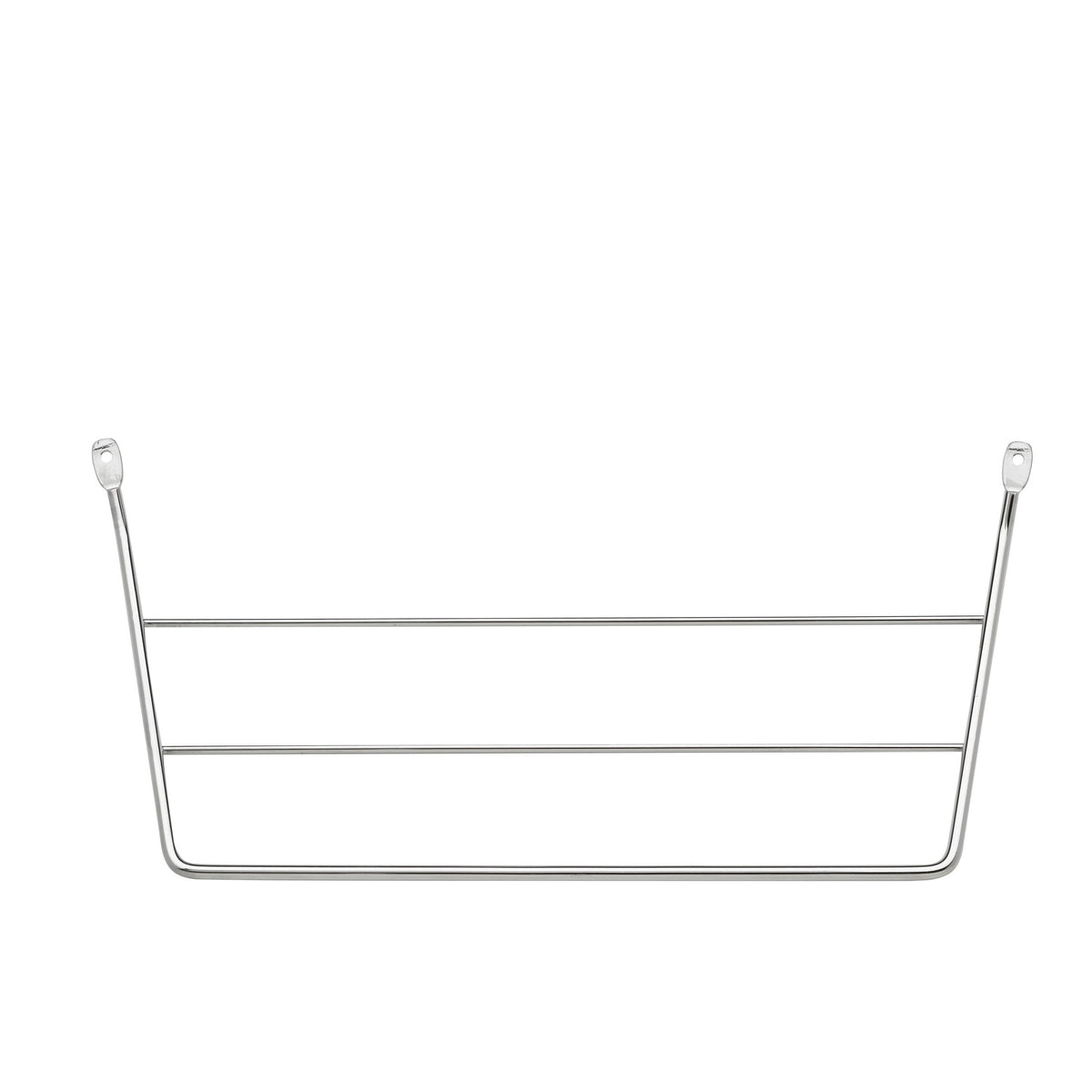 Chrome Undersink 3-Prong Door-Mount Dish Towel Bar