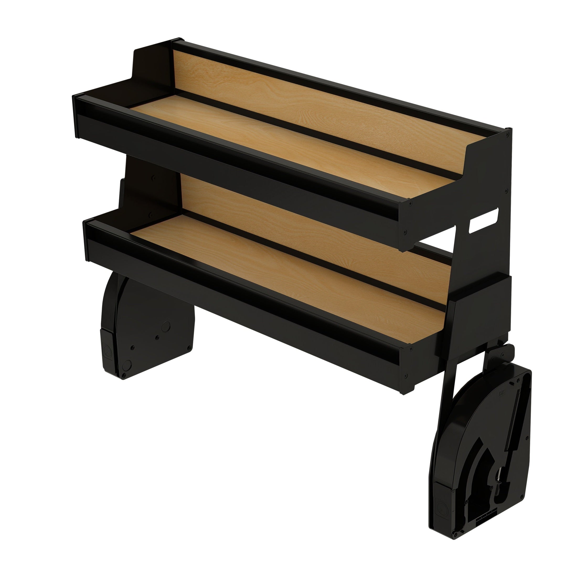 Customizable Pull-Down Shelving System for Wall Cabinets