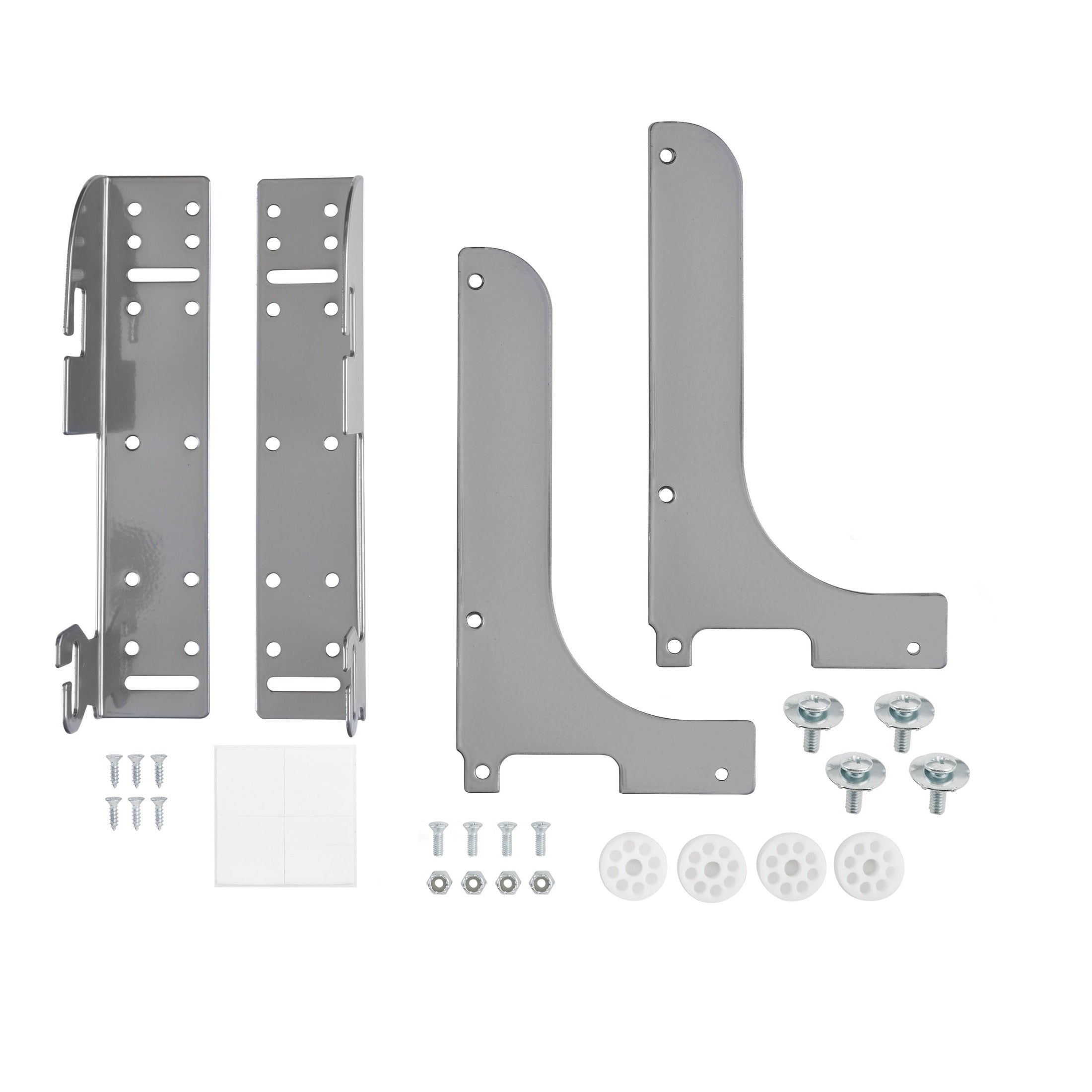 Chrome Steel Adjustable Door-Mount Bracket for Rev-A-Shelf® RV, 5WB1, 5WB2 and 5CW2 Series