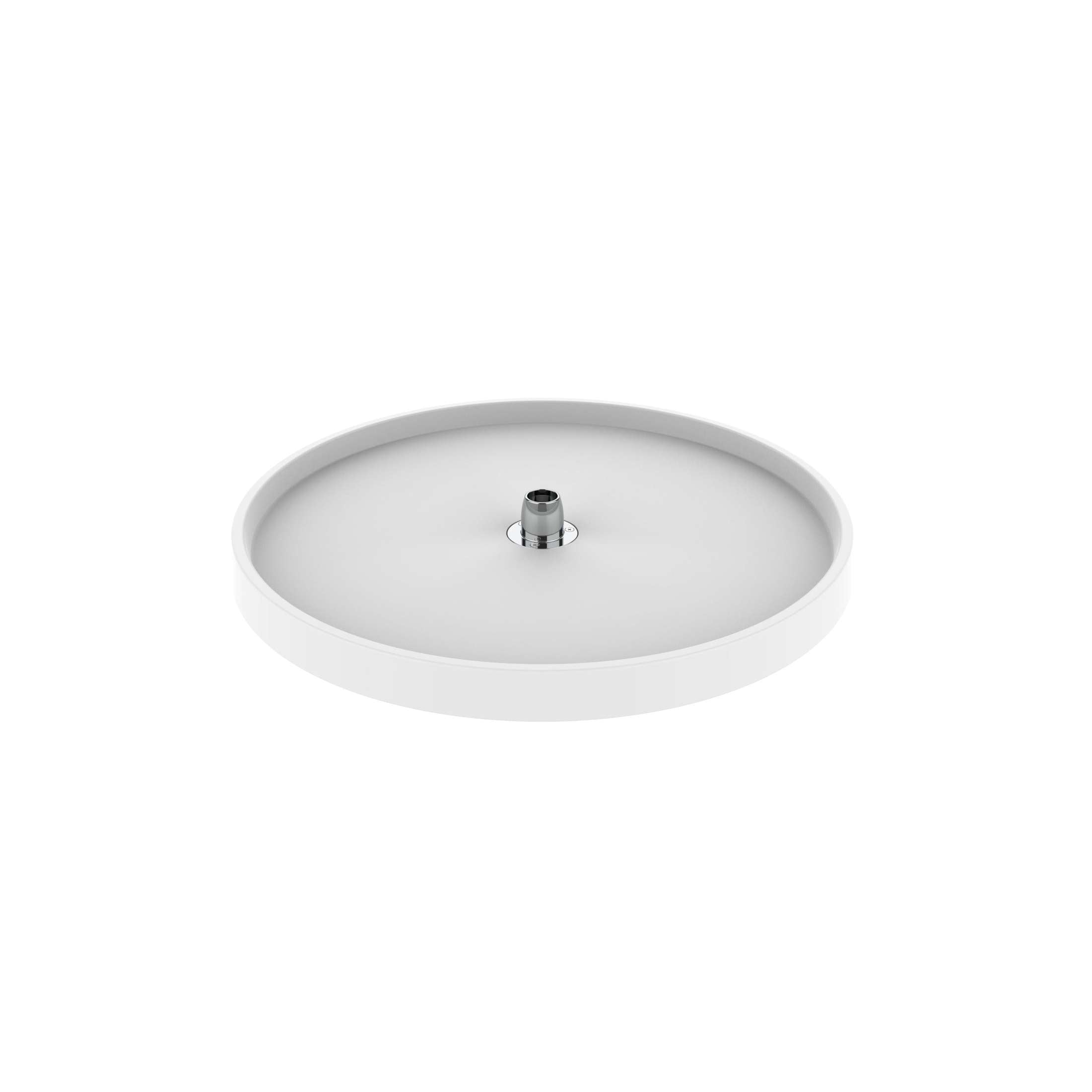 Polymer Full-Circle 1-Shelf Lazy Susan Shelf for Corner Base Cabinets