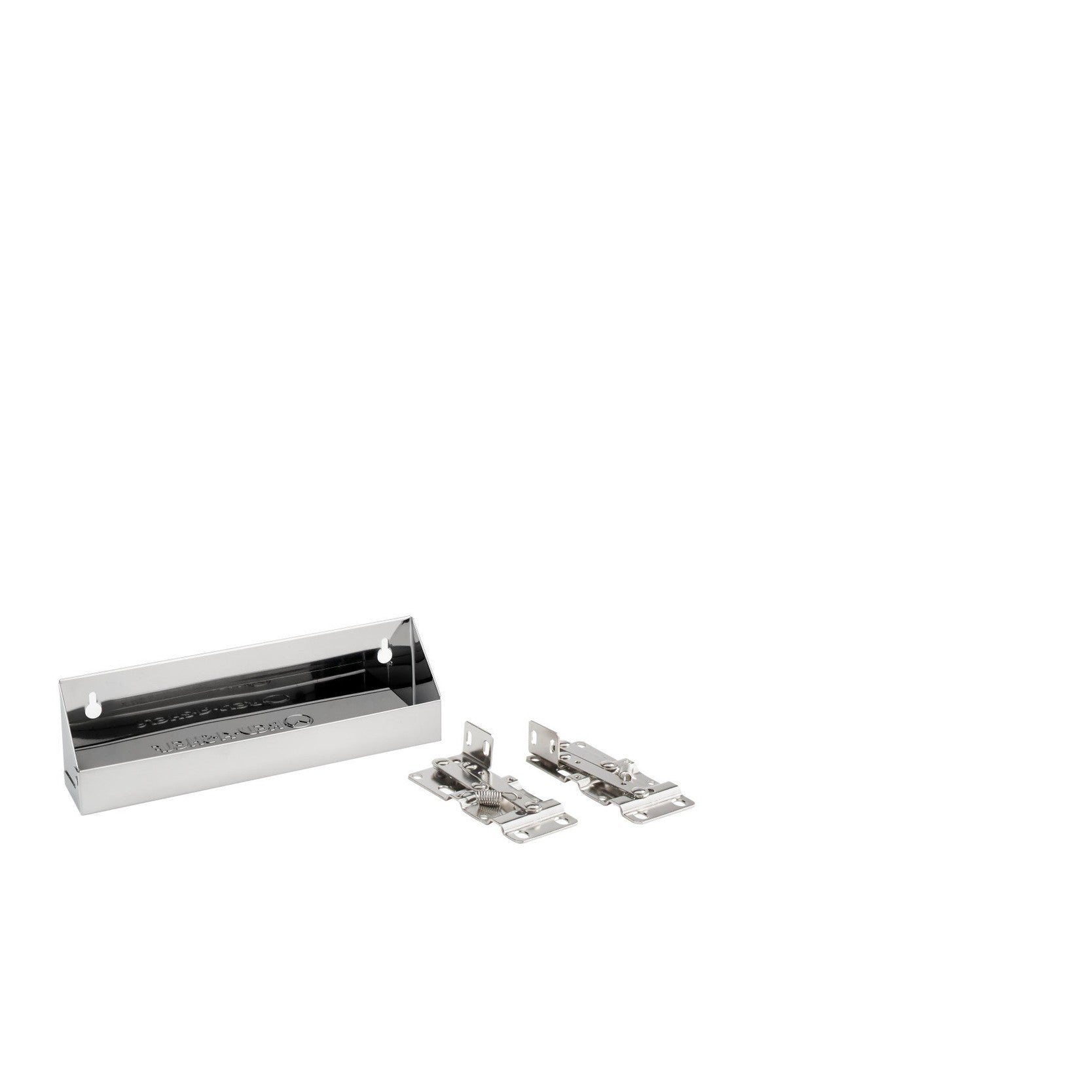 10" Stainless-Steel Tip-Out Tray w/ Hinges for Sink Base Cabinets