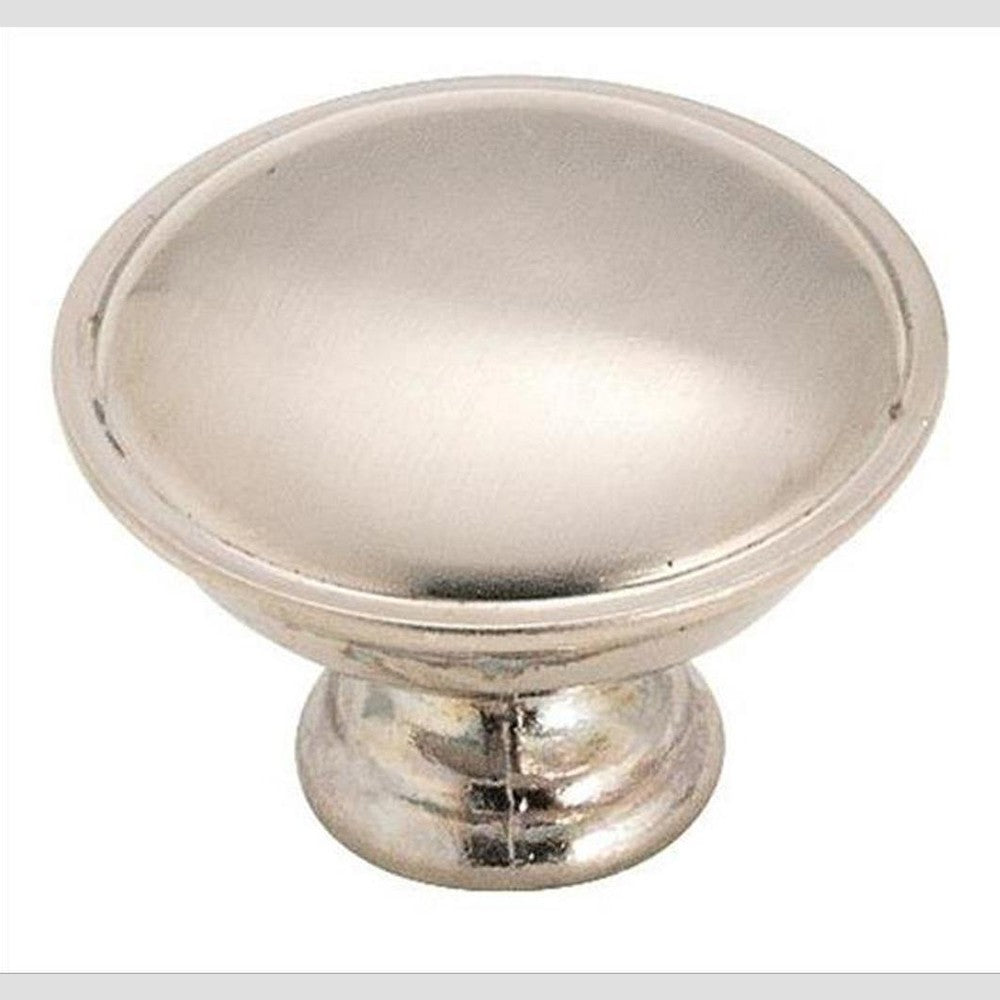 Everyday Heritage 15/16 inch (33mm) Diameter Brushed Chrome Cabinet Knob