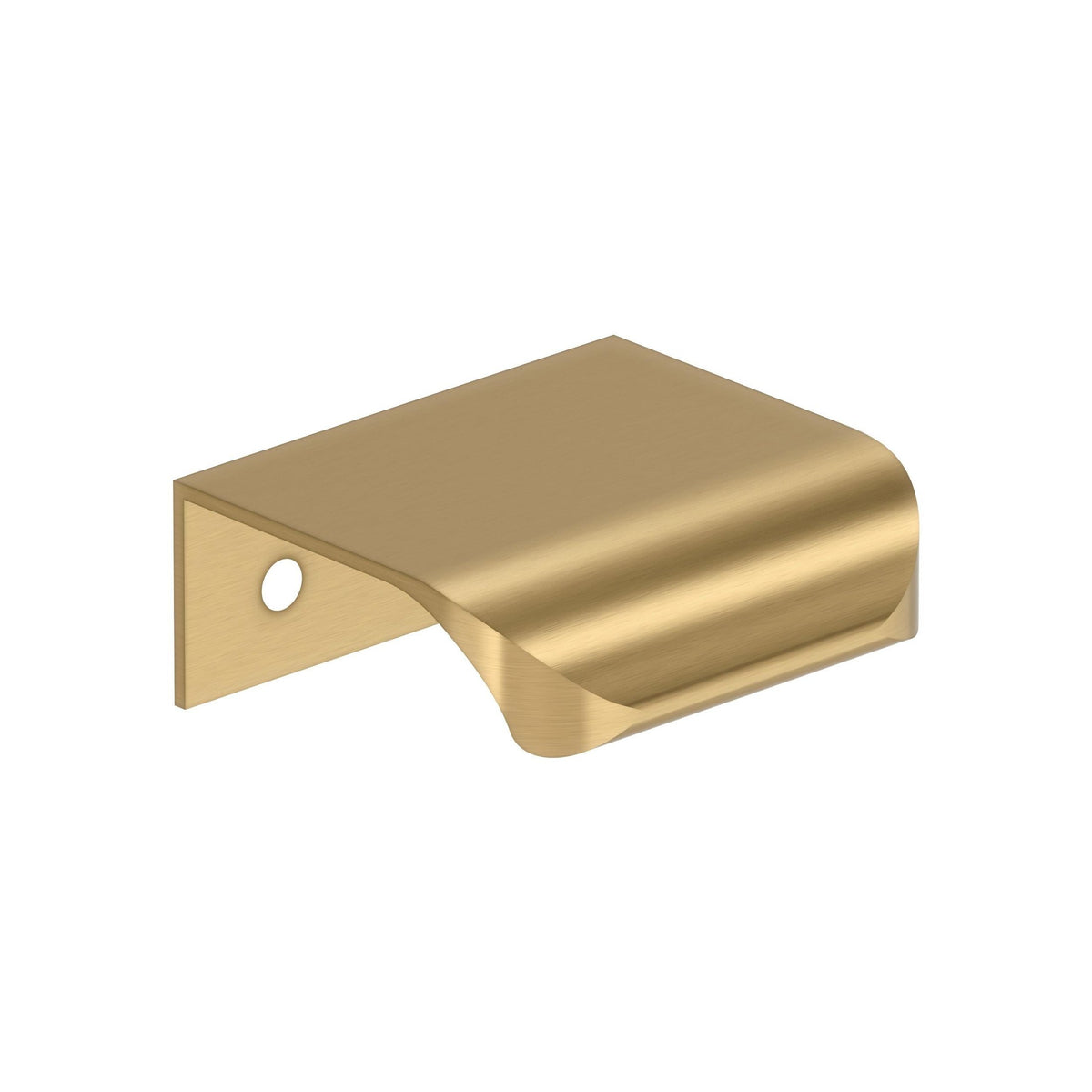 Streamline Tab 13/4 inch (44mm) Length Champagne Bronze Cabinet Edge Pull