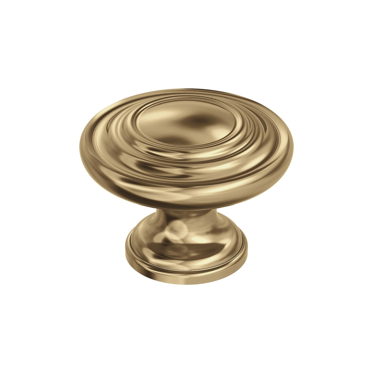 Inspirations 13/4 inch (44mm) Diameter Champagne Bronze Cabinet Knob