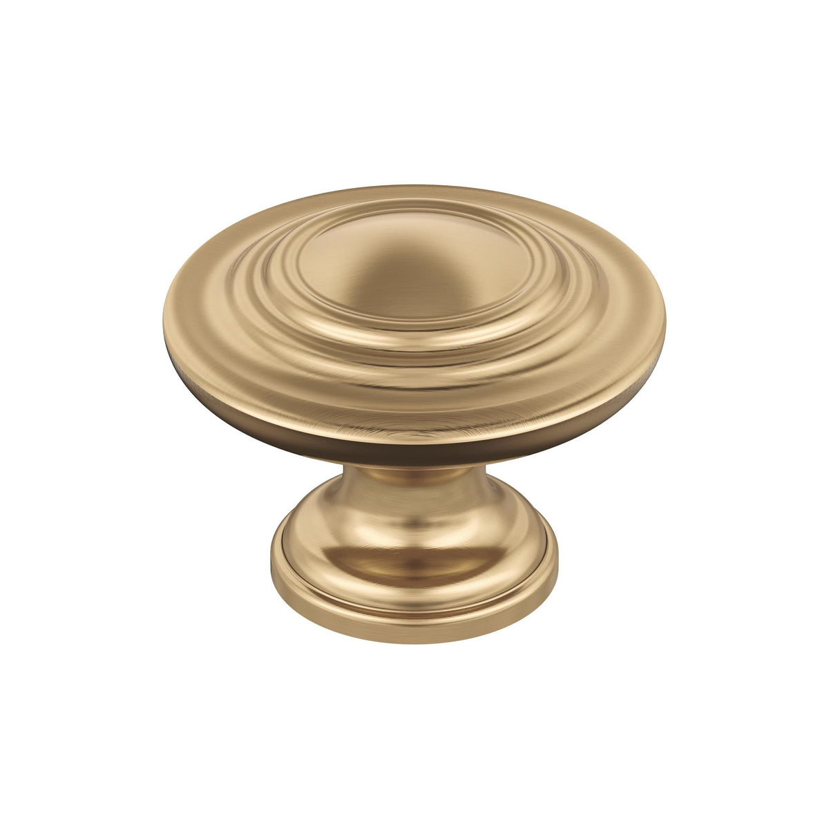 Inspirations 15/16 inch (33mm) Diameter Champagne Bronze Cabinet Knob