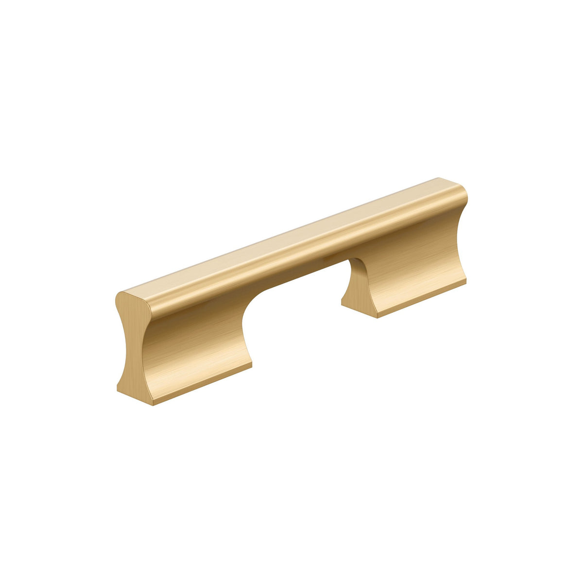 Status 3 inch or 33/4 inch (76mm or 96mm) CentertoCenter Champagne Bronze Cabinet Pull