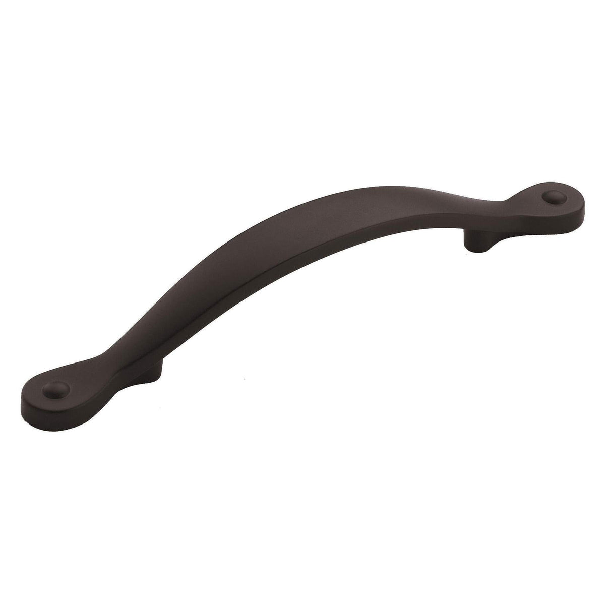 Inspirations 33/4 inch (96mm) CentertoCenter Matte Black Cabinet Pull