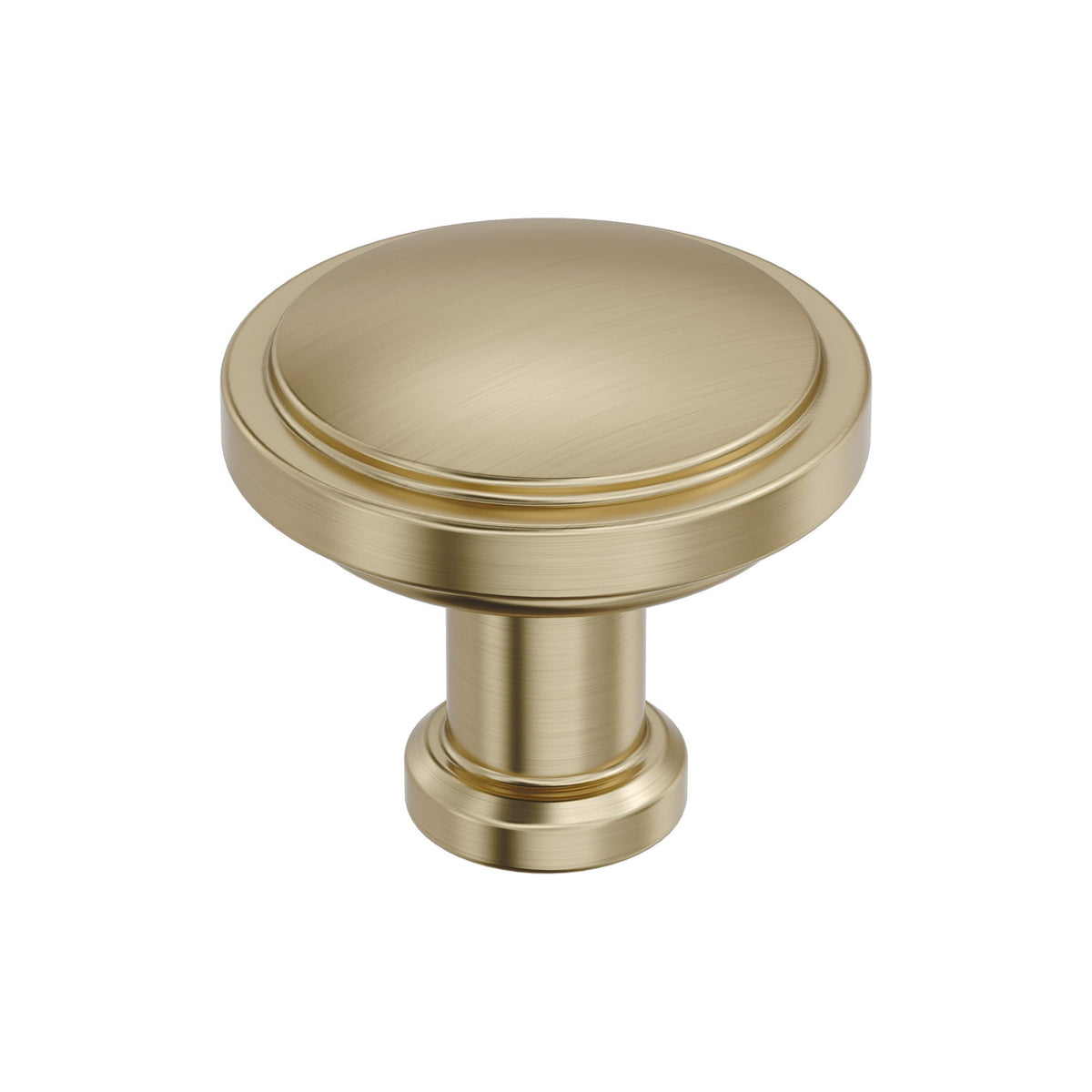 Faircrest 11/4 inch (32mm) Diameter Golden Champagne Cabinet Knob