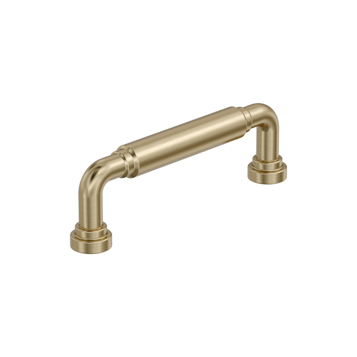 Coble 33/4 inch (96mm) CentertoCenter Golden Champagne Cabinet Pull