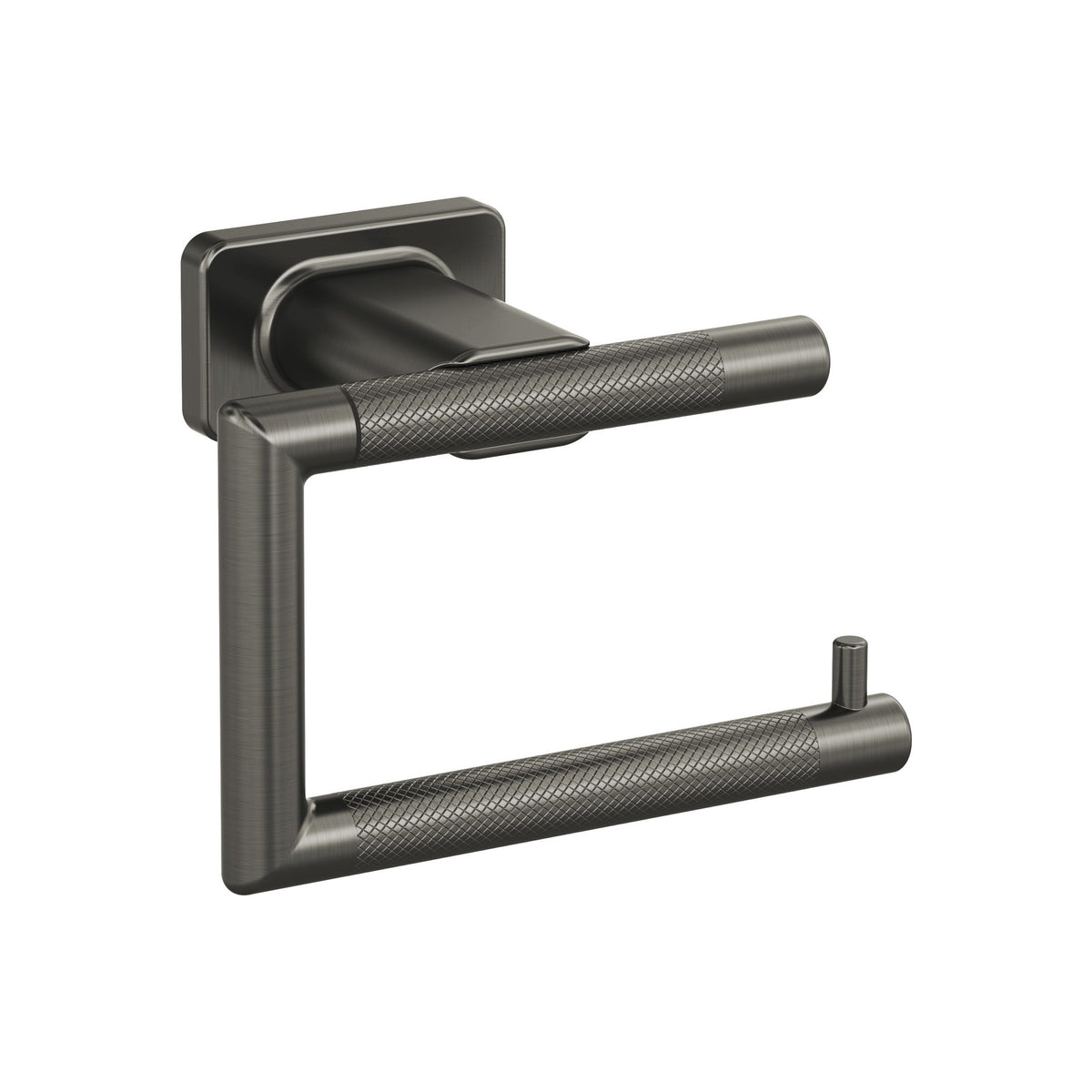 Bronx Gunmetal Single Post Tissue Holder