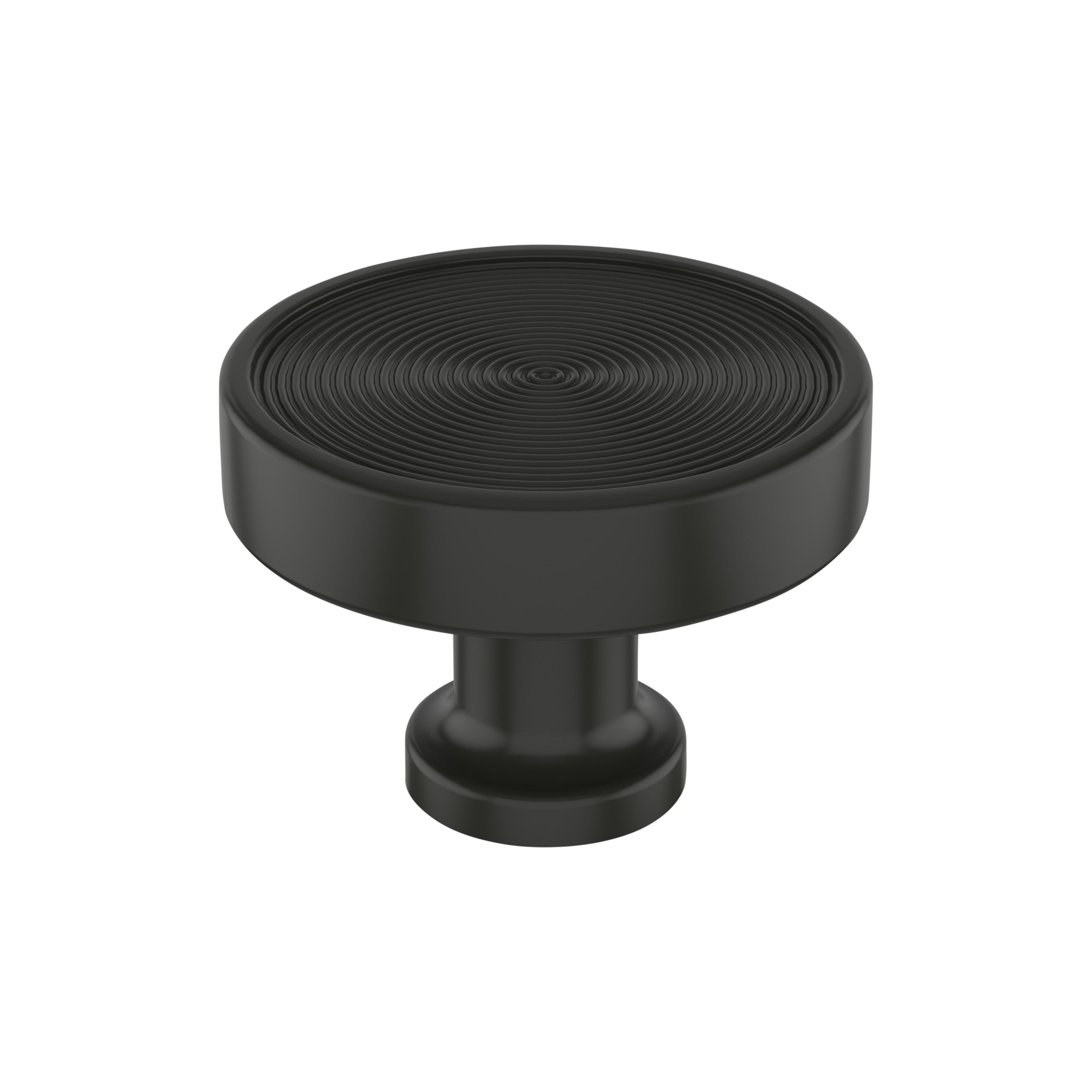 Dupont Circle 1-3/4 inch (44mm) Diameter Matte Black Cabinet Knob