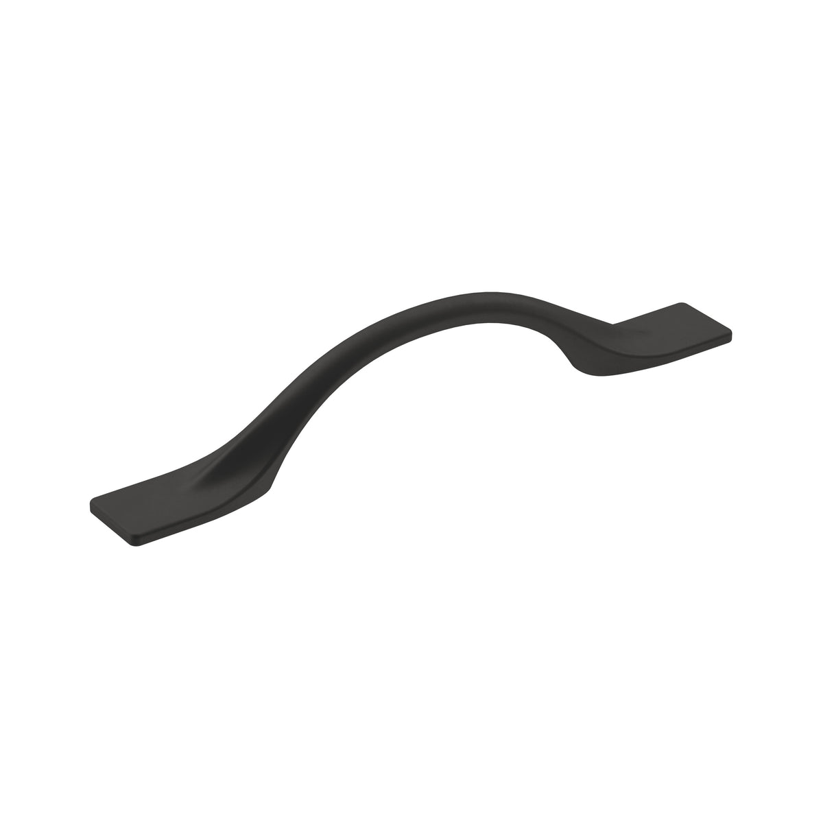 Uprise 33/4 inch (96mm) CentertoCenter Matte Black Cabinet Pull
