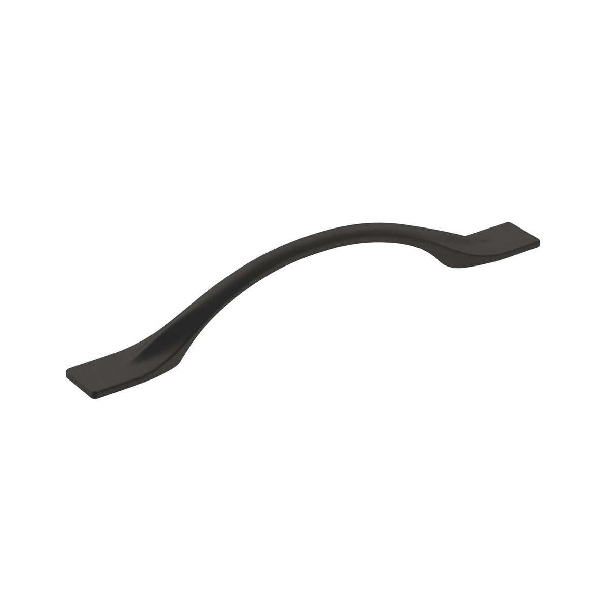 Uprise 51/16 inch (128mm) CentertoCenter Matte Black Cabinet Pull