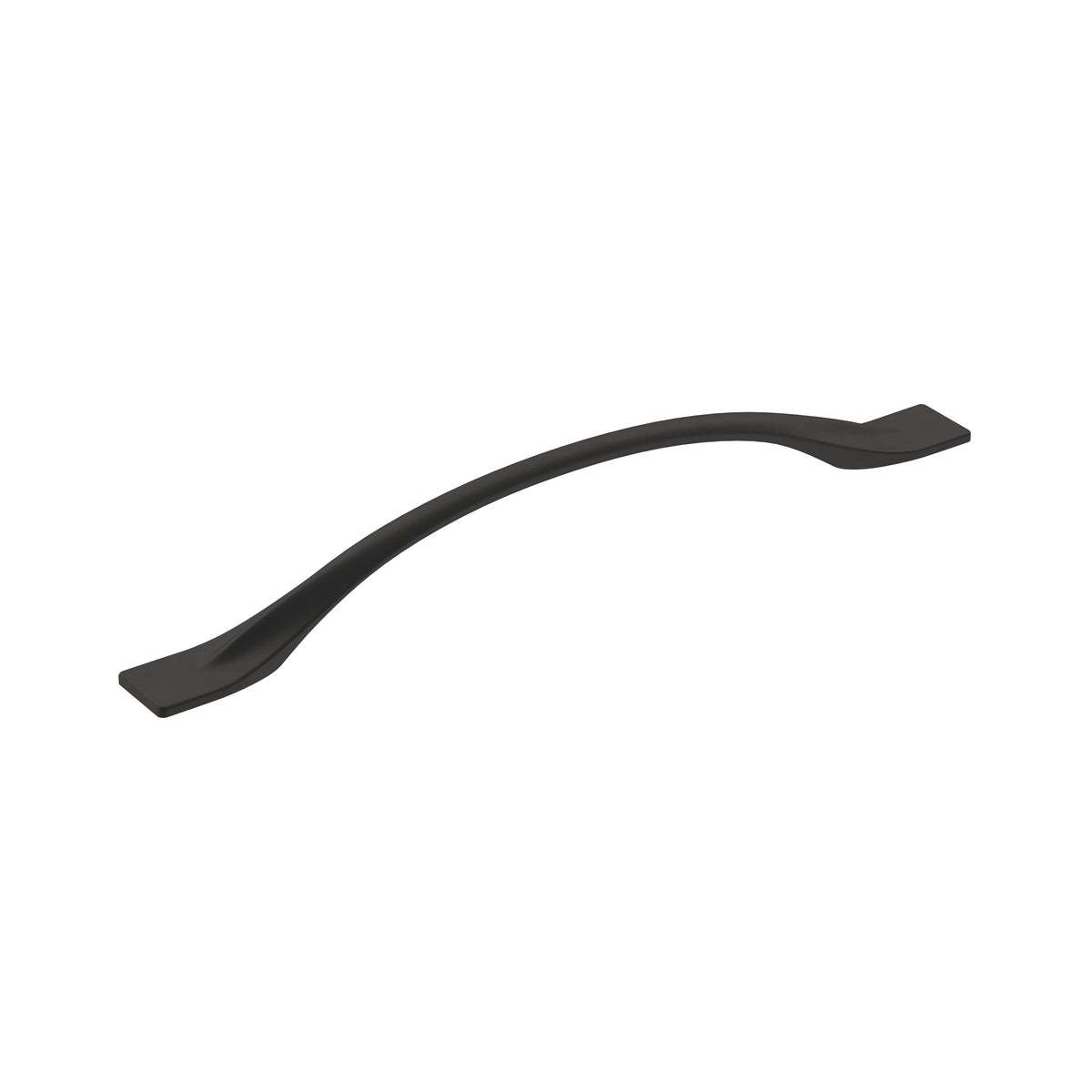 Uprise 79/16 inch (192mm) CentertoCenter Matte Black Cabinet Pull