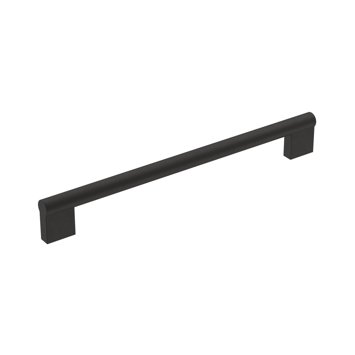 Versa 813/16 inch (224mm) CentertoCenter Matte Black Cabinet Pull