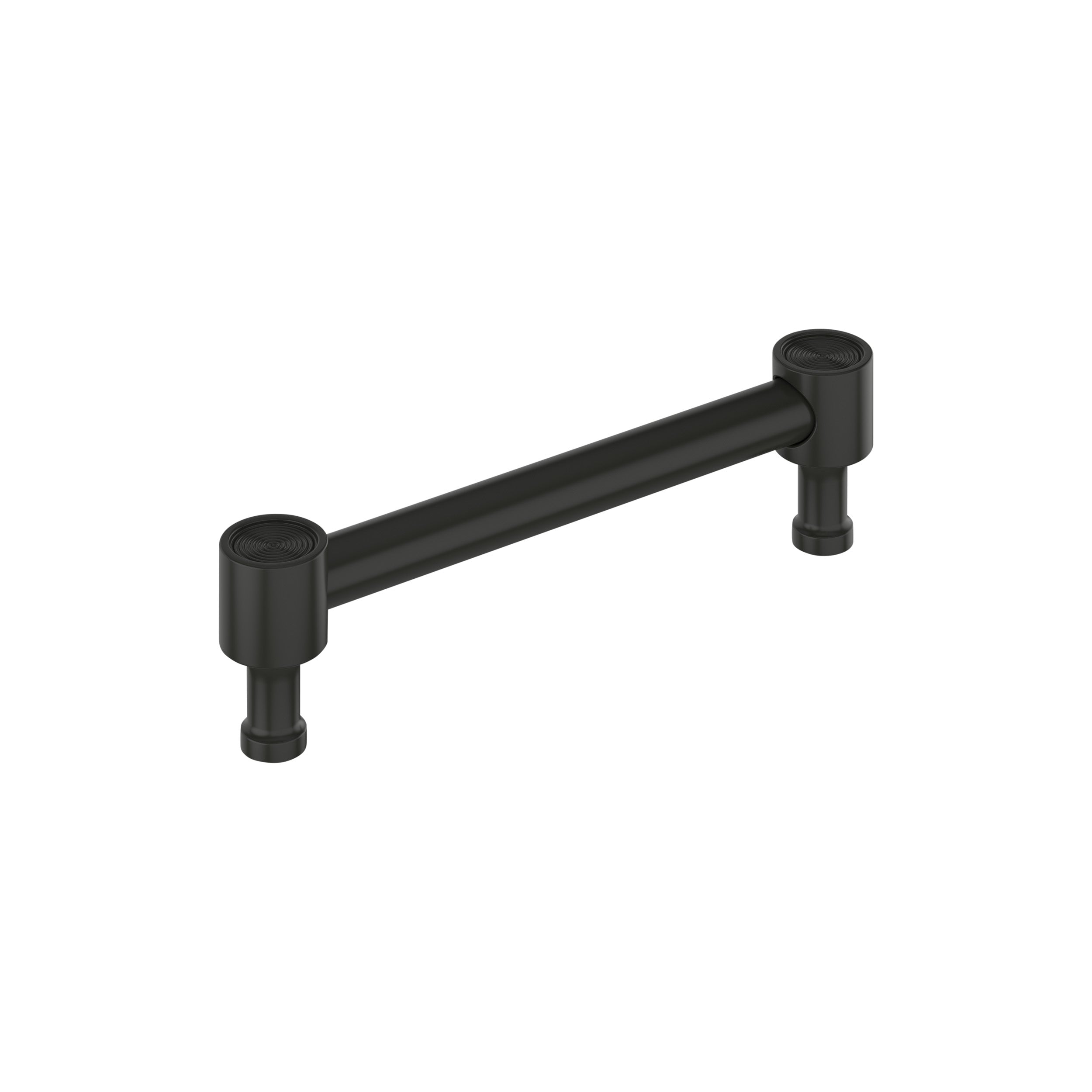 Dupont Circle 5-1/16 inch (128mm) Center-to-Center Matte Black Cabinet Pull