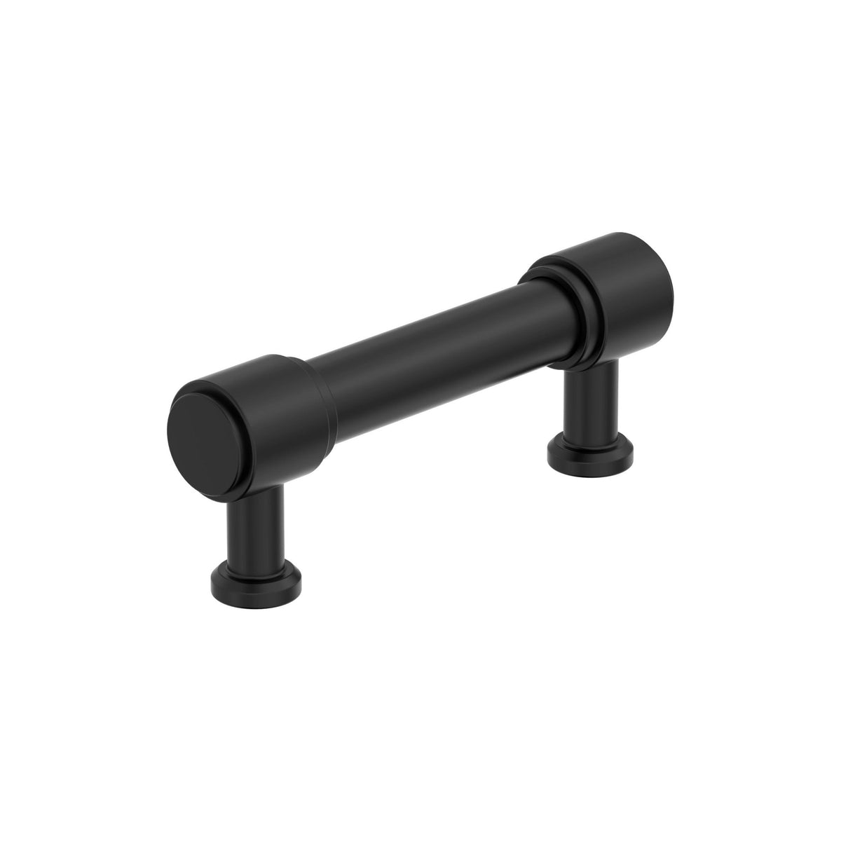 Faircrest 3 inch (76mm) CentertoCenter Matte Black Cabinet Pull