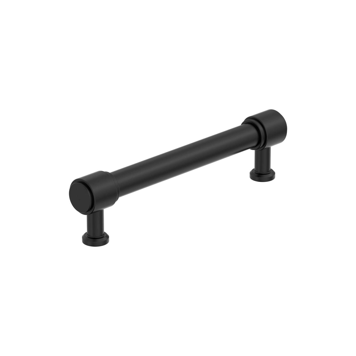 Faircrest 51/16 inch (128mm) CentertoCenter Matte Black Cabinet Pull