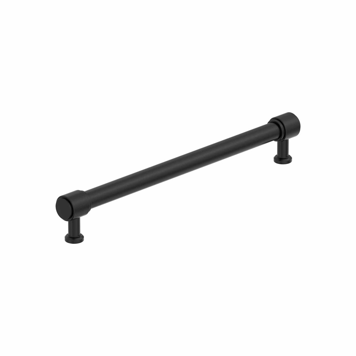 Faircrest 813/16 inch (224mm) CentertoCenter Matte Black Cabinet Pull