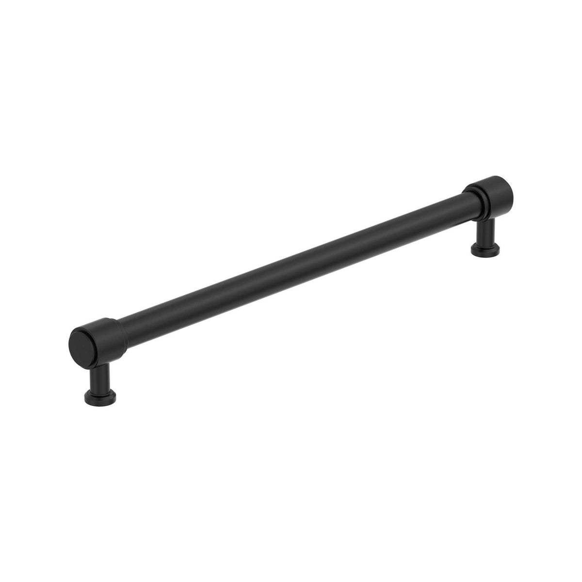 Faircrest 101/16 inch (256mm) CentertoCenter Matte Black Cabinet Pull