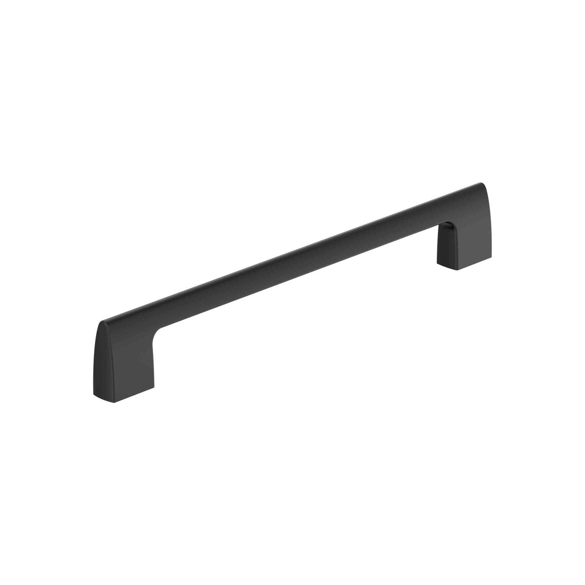 Riva 813/16 inch (224mm) CentertoCenter Matte Black Cabinet Pull