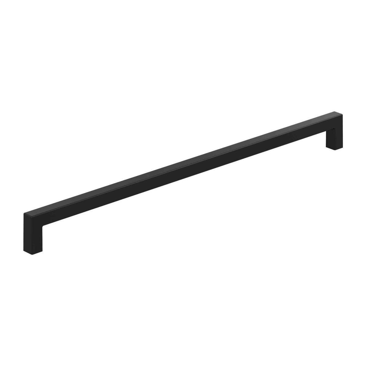 Monument 125/8 inch (320mm) CentertoCenter Matte Black Cabinet Pull