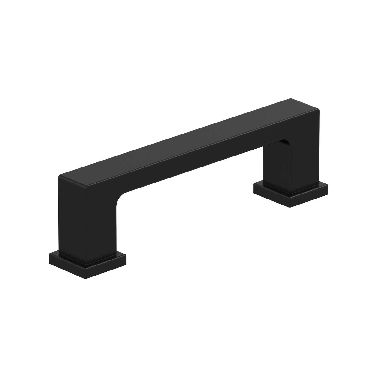 Bridgeport 3 inch (76mm) CentertoCenter Matte Black Cabinet Pull