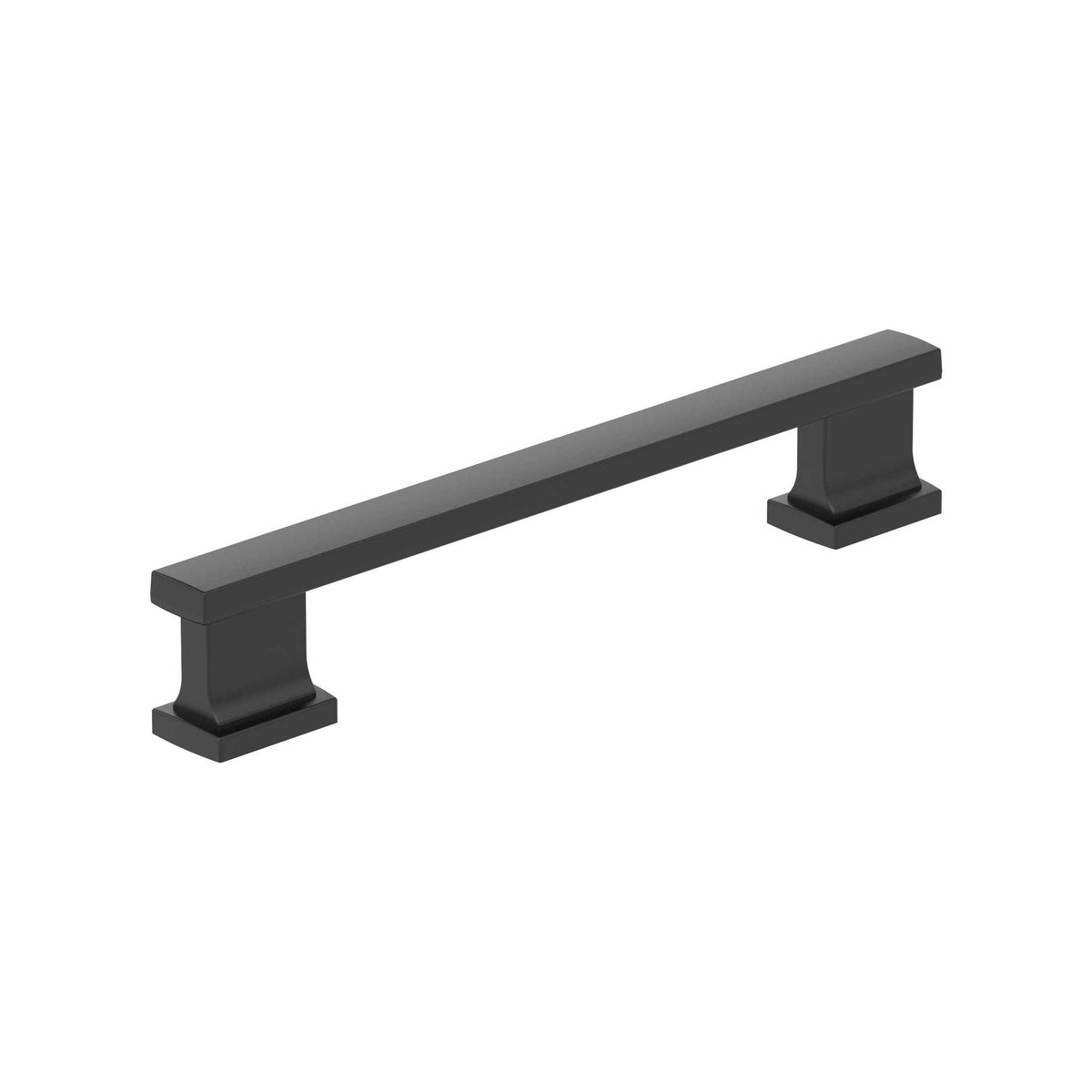 Triomphe 51/16 inch (128mm) CentertoCenter Matte Black Cabinet Pull