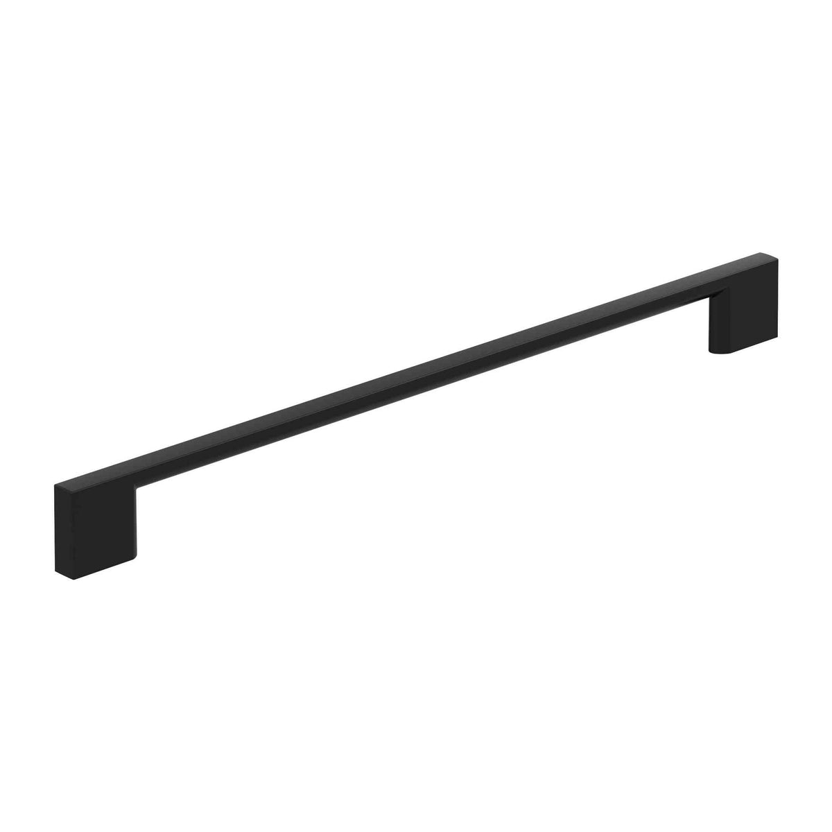 Cityscape 101/16 inch (256mm) CentertoCenter Matte Black Cabinet Pull