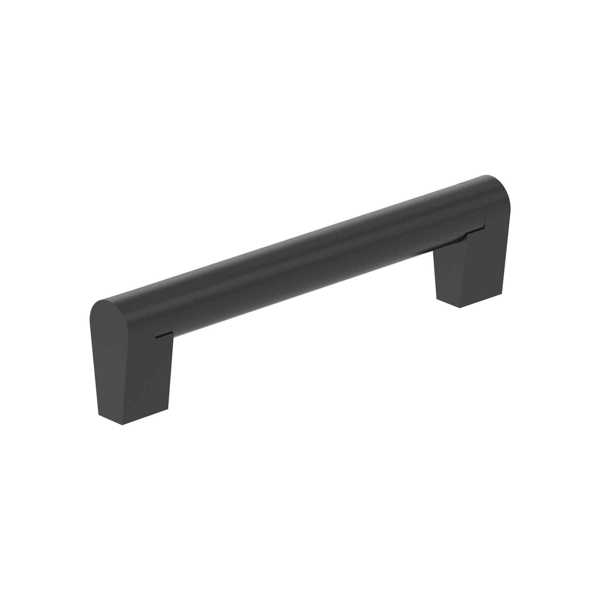 Composite 51/16 inch (128mm) CentertoCenter Matte Black Cabinet Pull