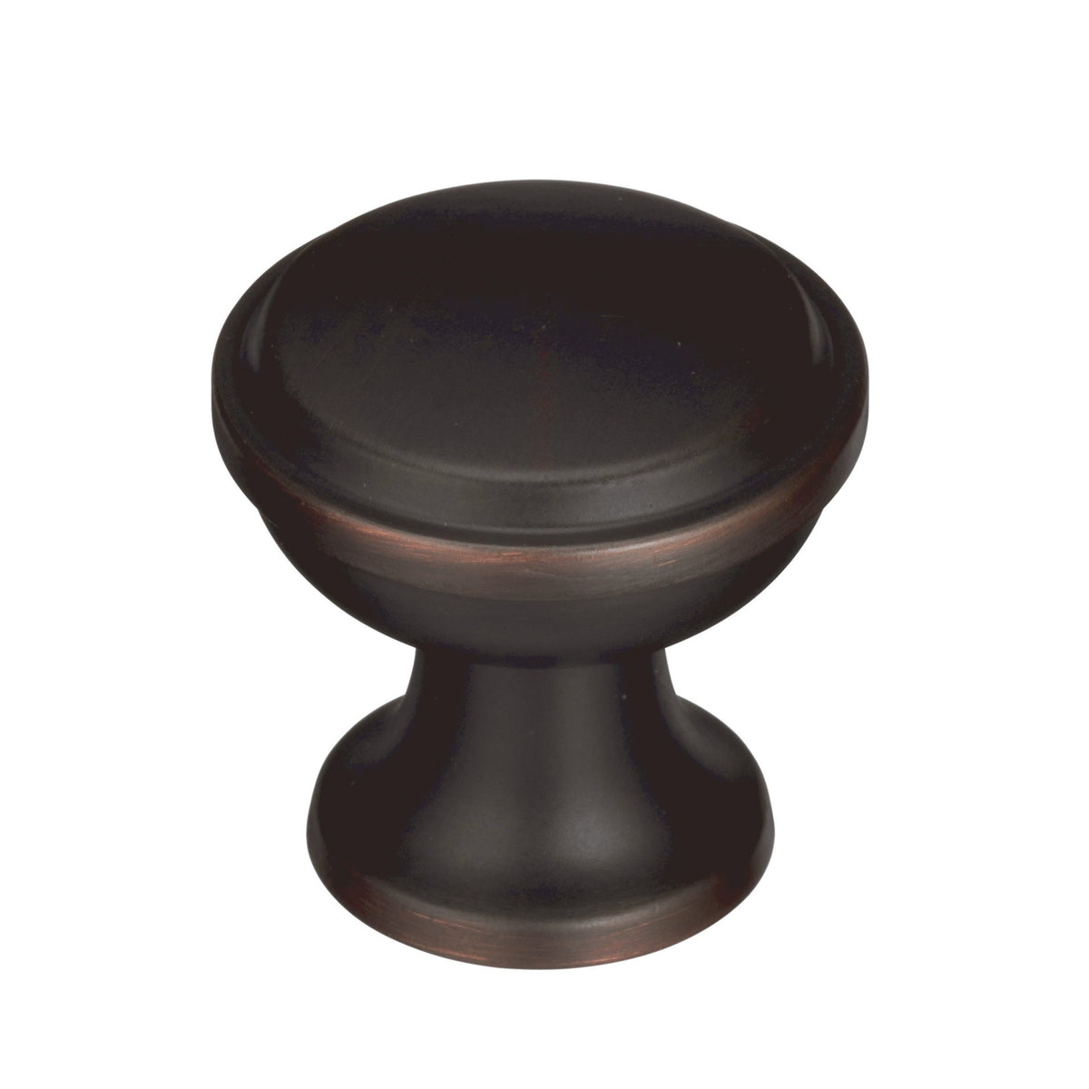 Westerly 13/16 inch (30mm) Diameter OilRubbed Bronze Cabinet Knob