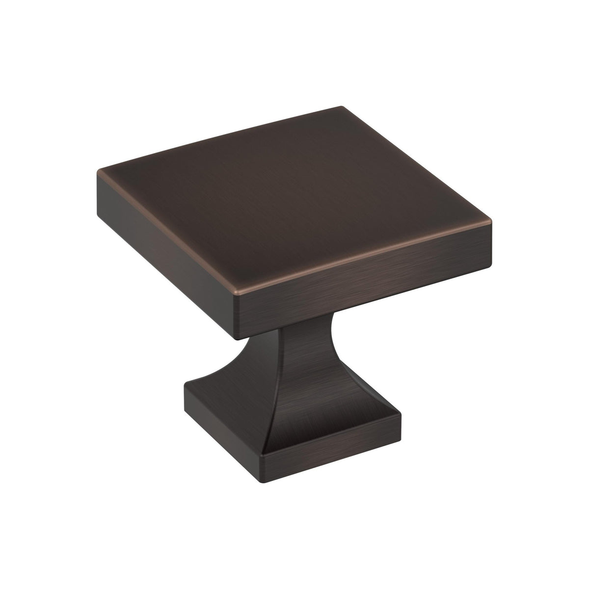 Pedestal 11/16 inch (27mm) Length OilRubbed Bronze Cabinet Knob