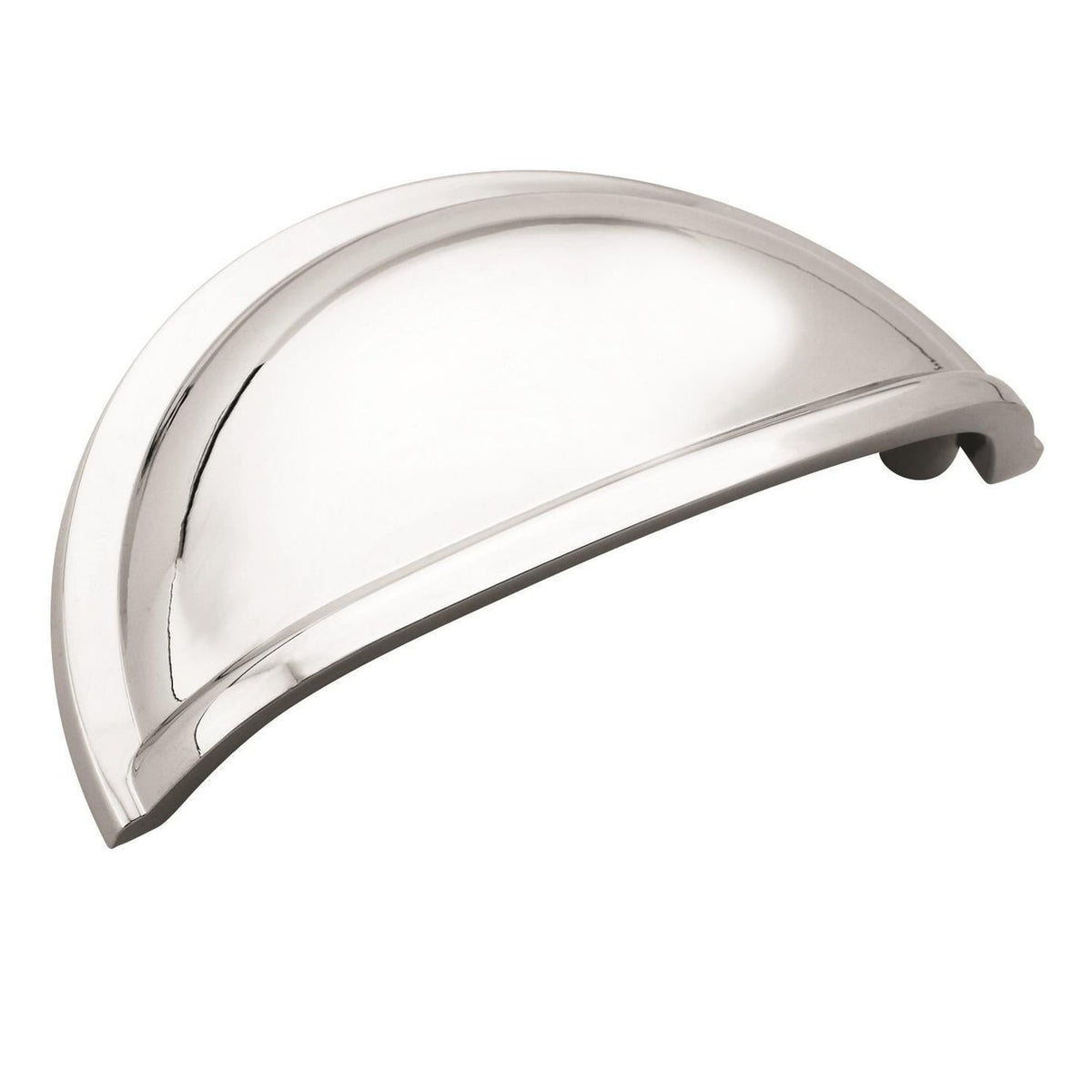 Cup Pulls 3 inch (76mm) CentertoCenter Polished Chrome Cabinet Cup Pull