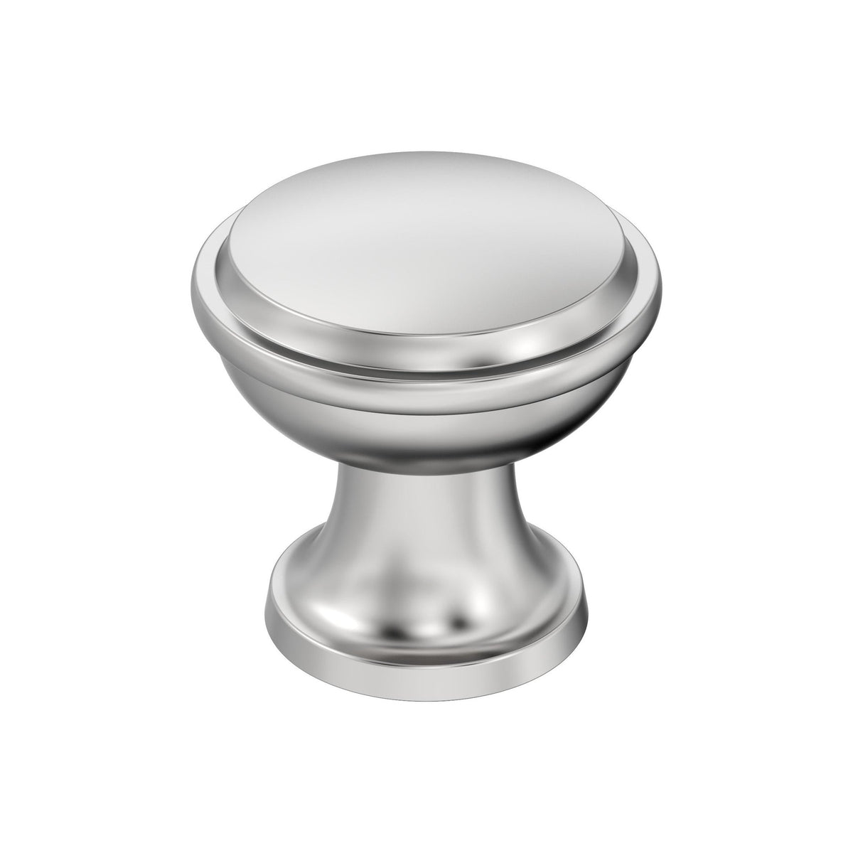 Westerly 13/16 inch (30mm) Diameter Polished Chrome Cabinet Knob