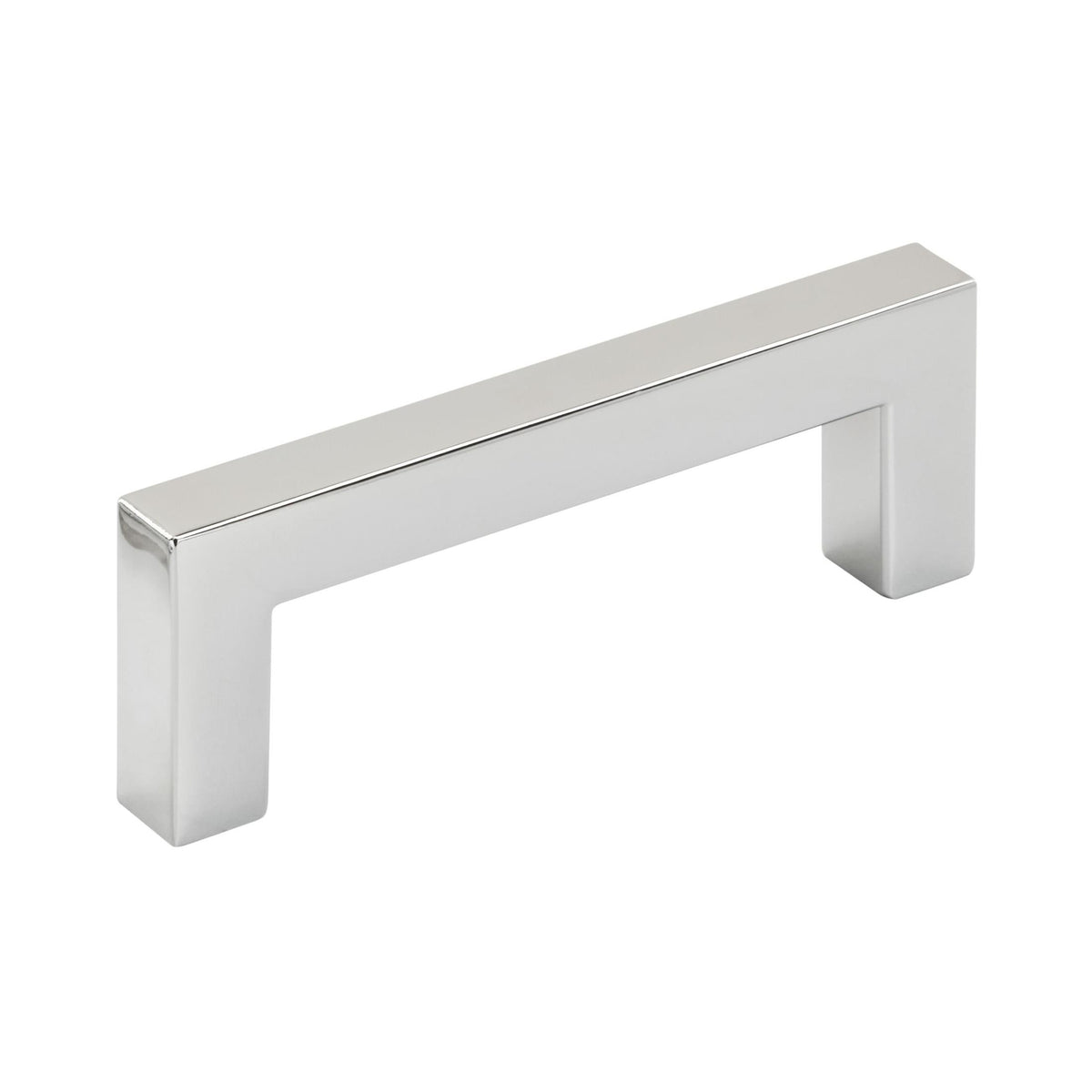 Monument 3 inch (76mm) CentertoCenter Polished Chrome Cabinet Pull