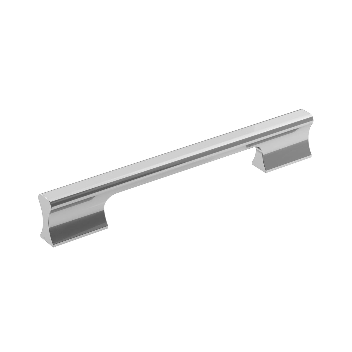 Status 65/16 inch (160mm) CentertoCenter Polished Chrome Cabinet Pull